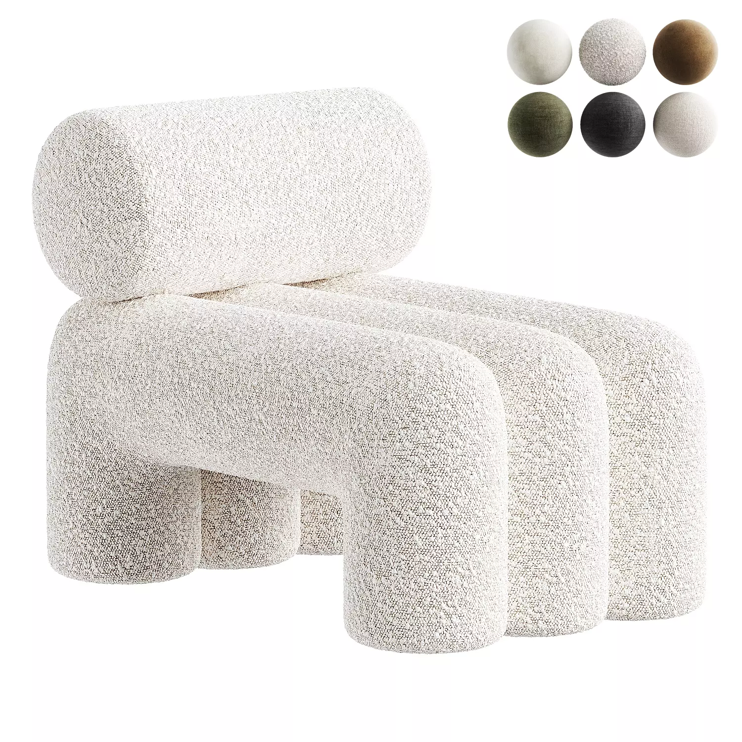 armchair 12 3D model_0