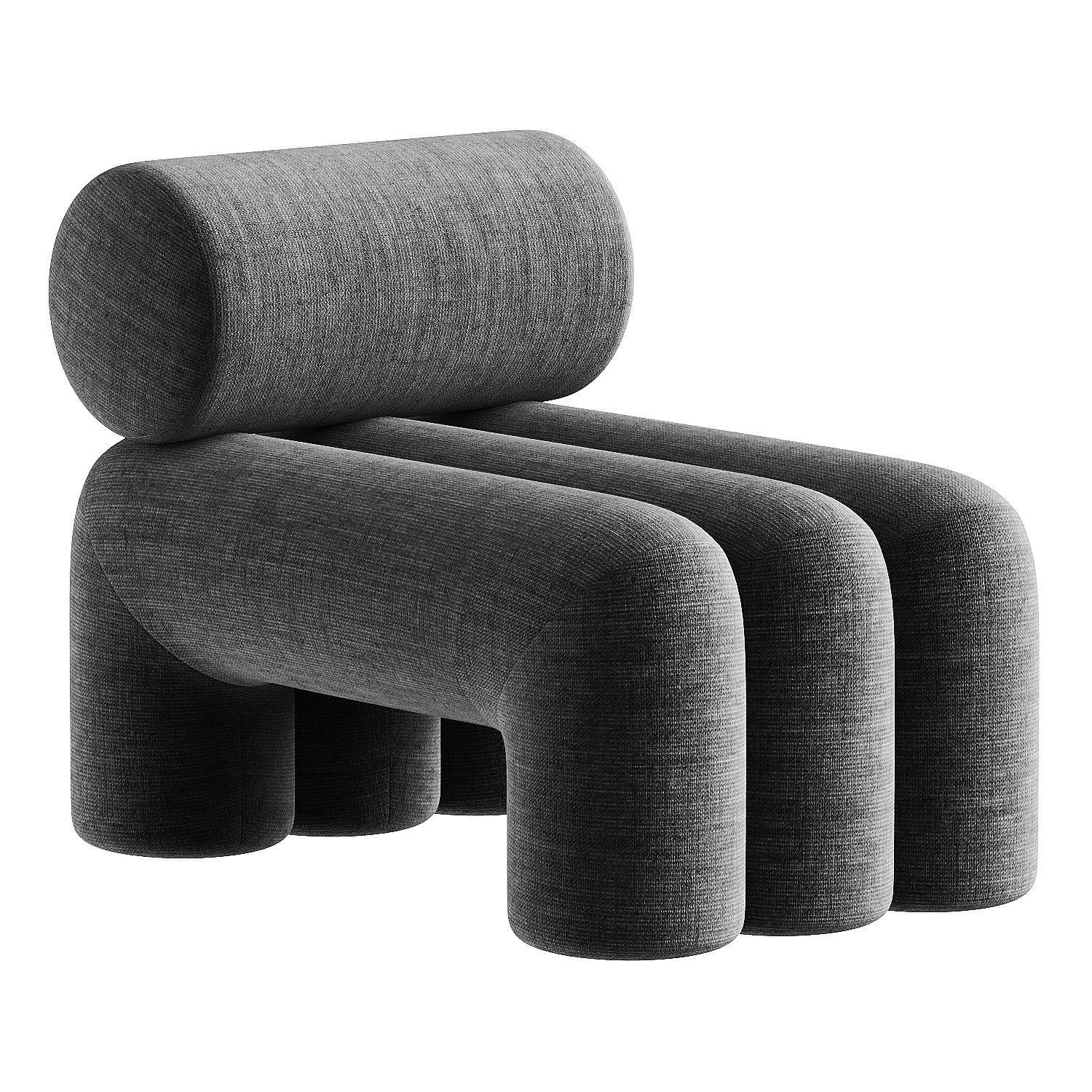 armchair 12 3D model_3