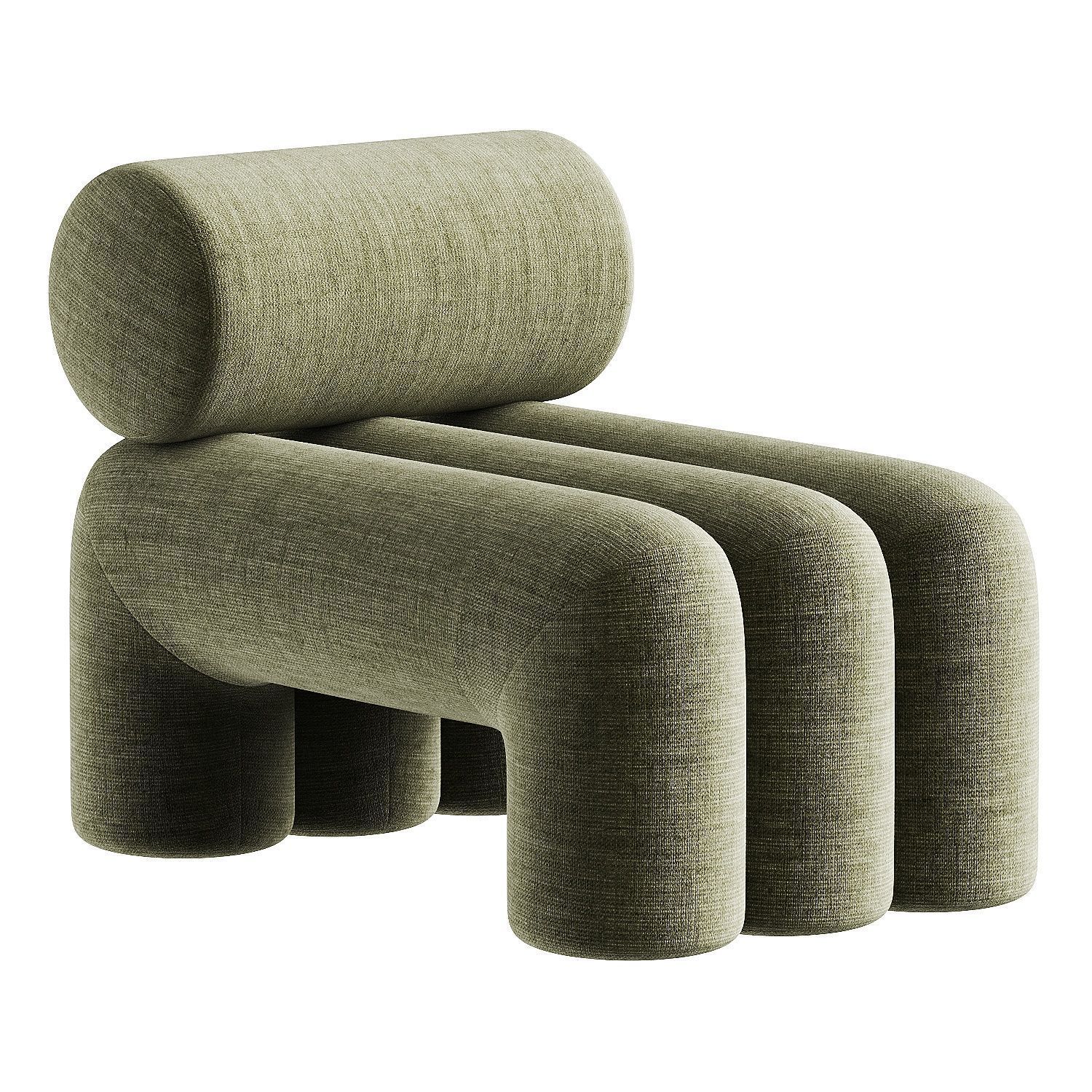 armchair 12 3D model_2