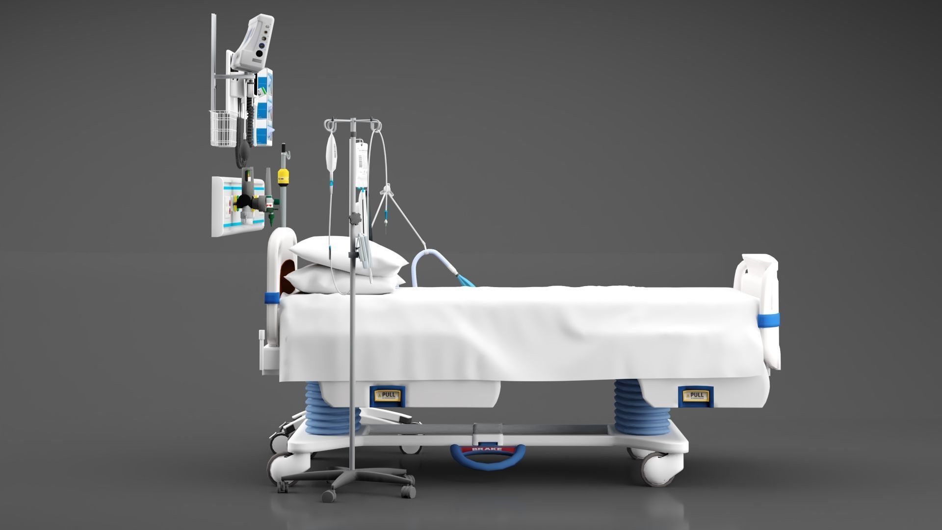Intensive Care Unit Equipment 3D model_1