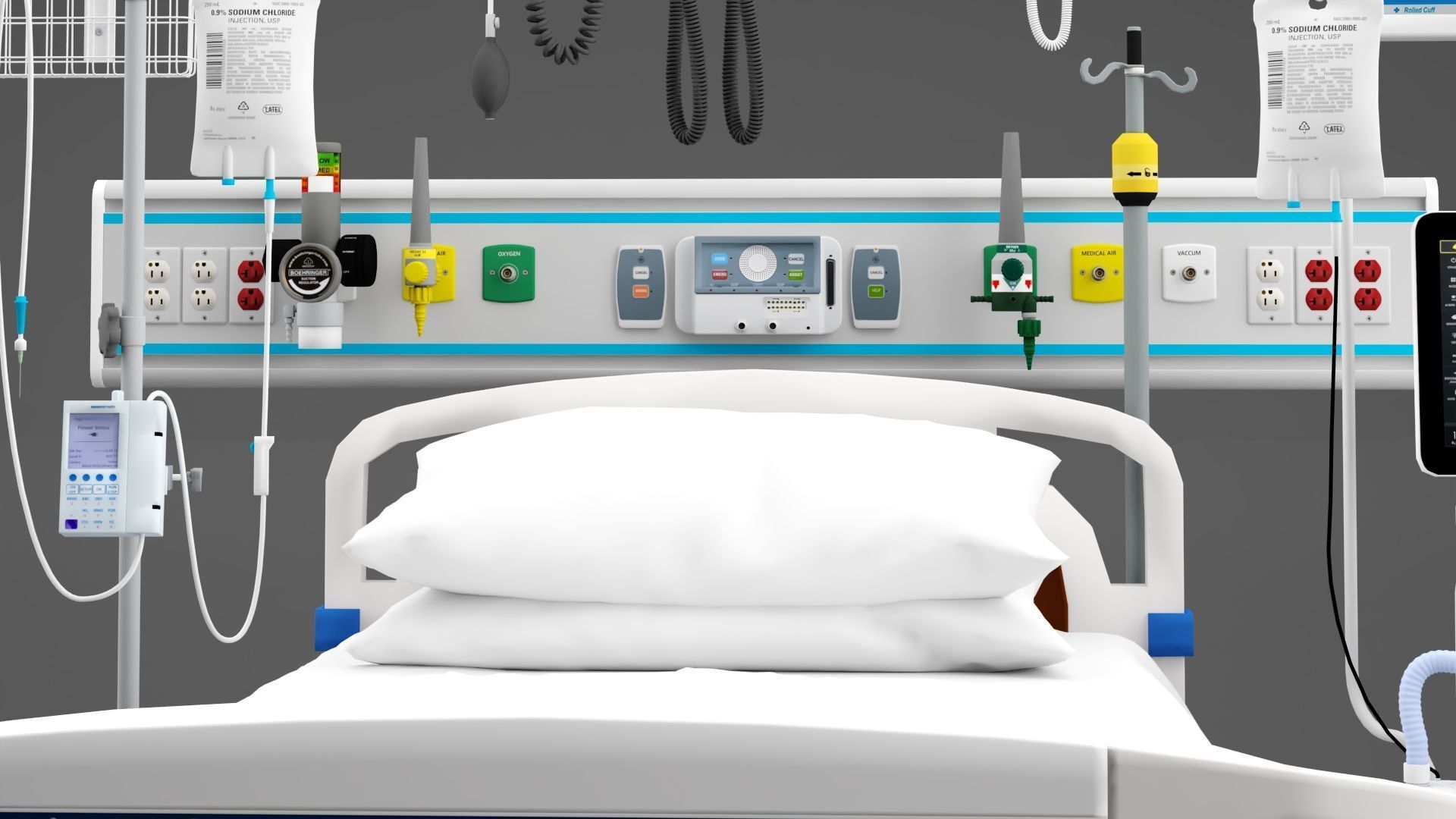 Intensive Care Unit Equipment 3D model_8