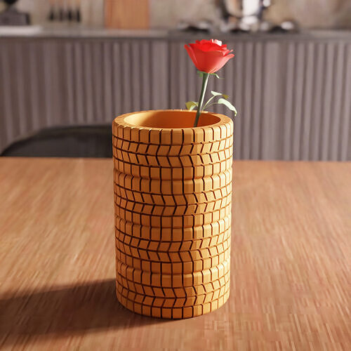 Tire Pen Holder - 232 3D print model
