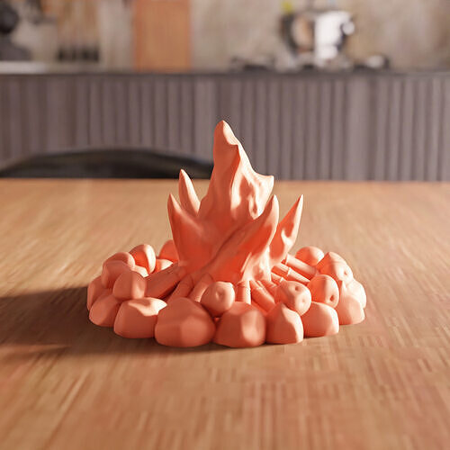 Camp Fire - 230 3D print model