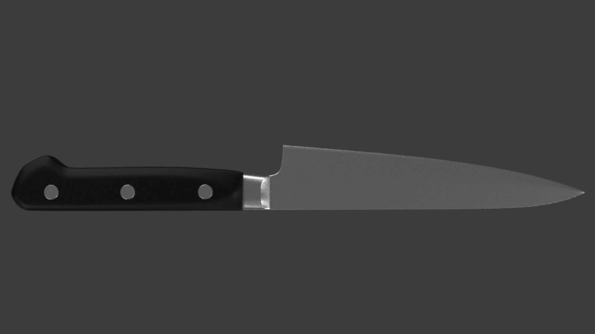 Knife 3D Low-poly 3D model_7