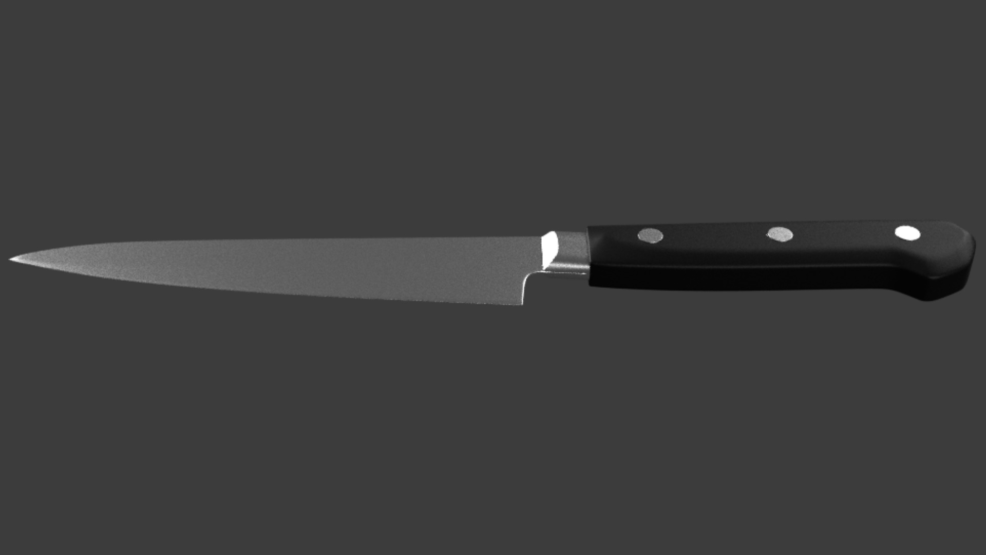 Knife 3D Low-poly 3D model_5