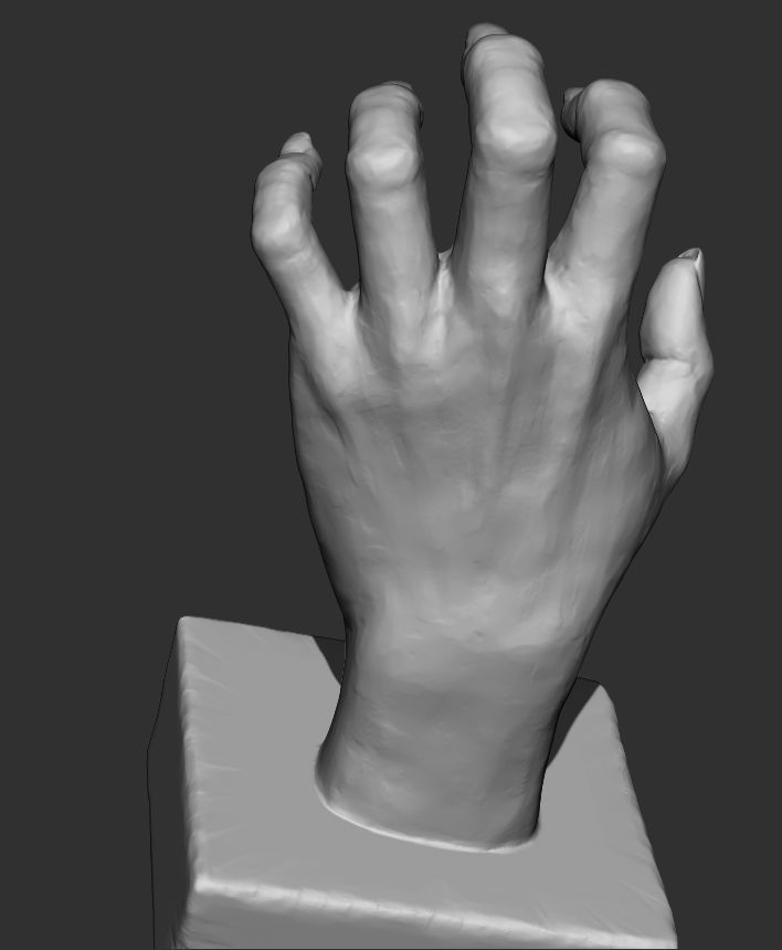 Hand Sculpture 3D model_3