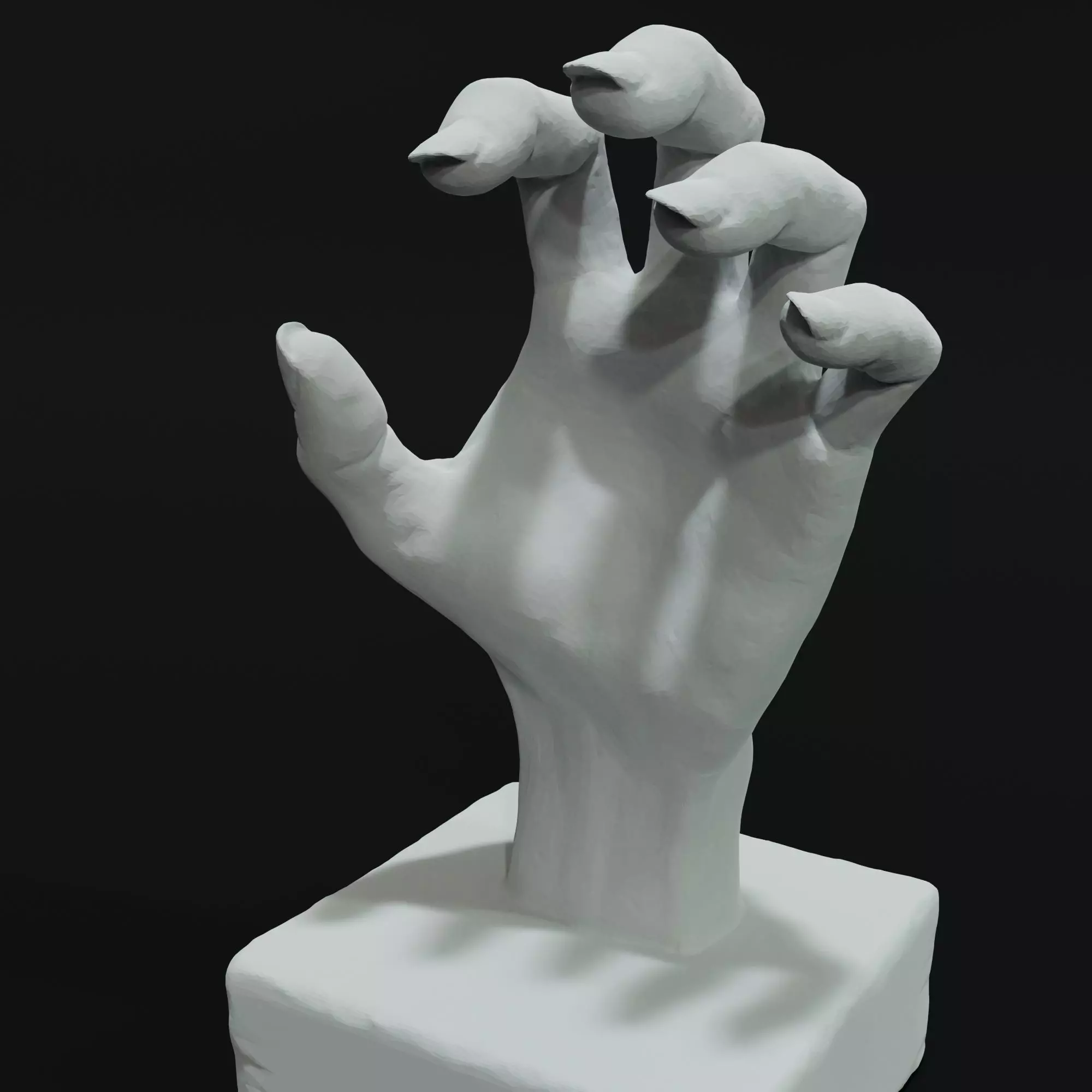 Hand Sculpture 3D model_0