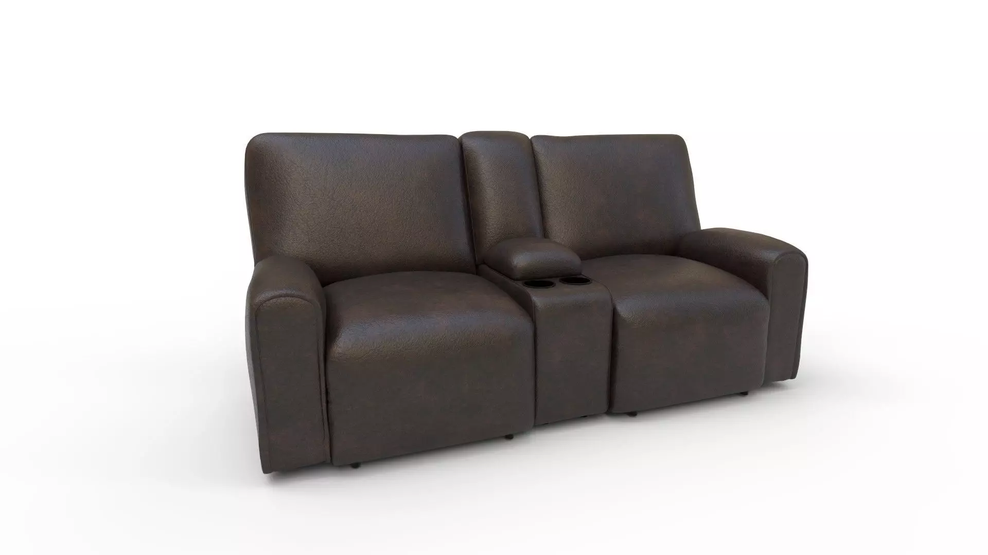 Easy-Going Stretch Recliner Loveseat  3D model_0