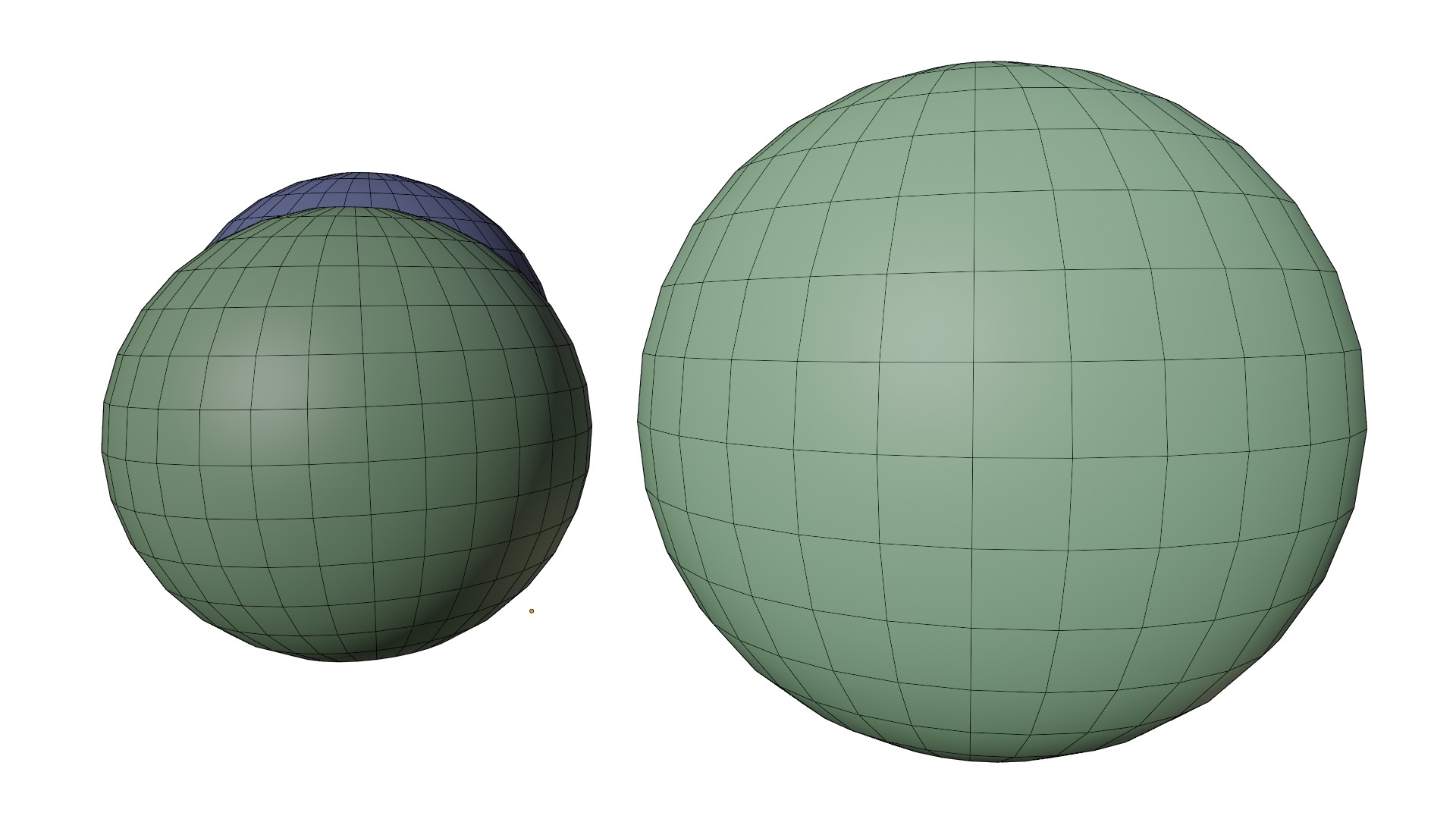 Marble Ball Low-poly 3D model_14