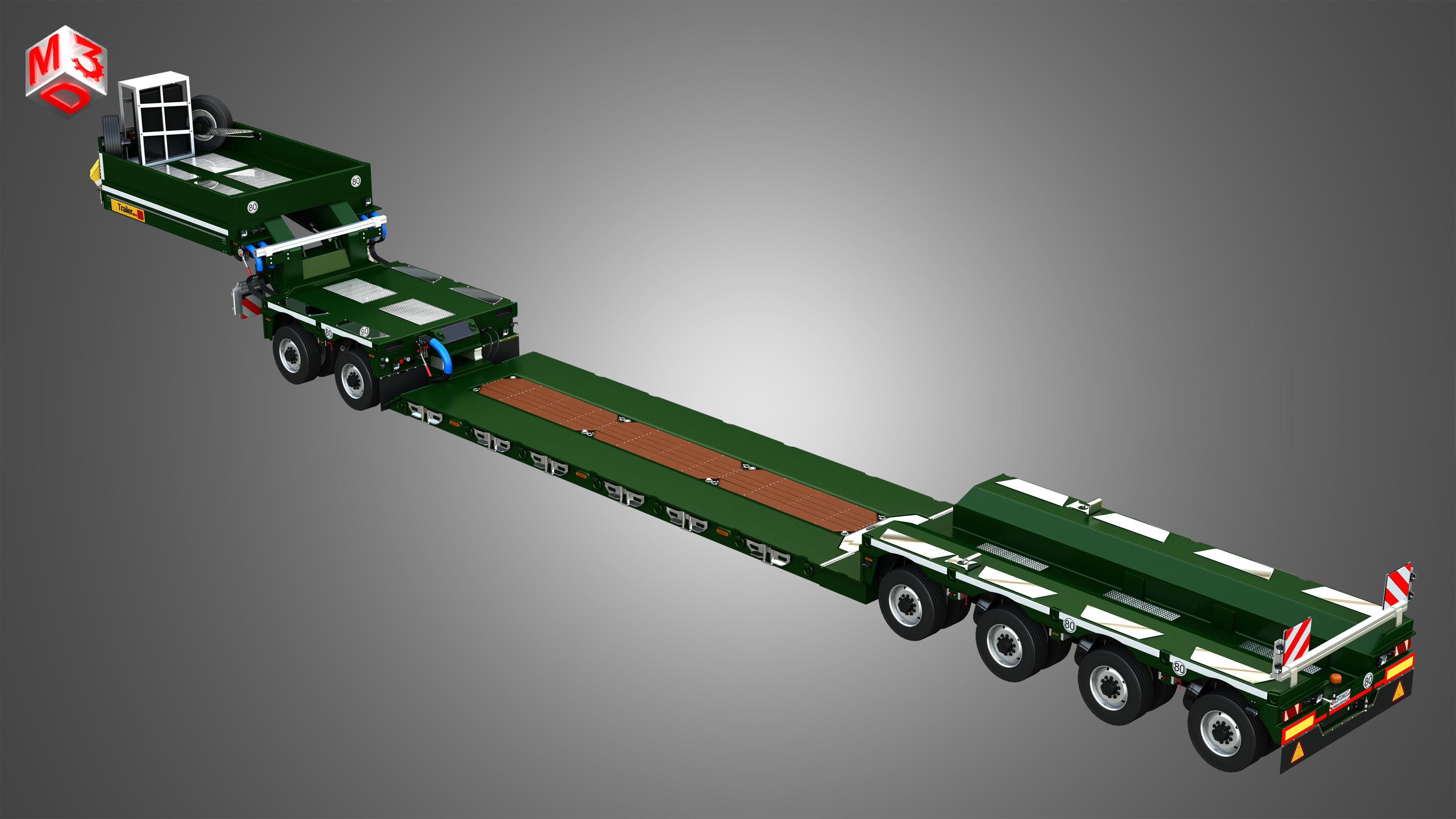 Faymonville Trailer - CombiMAX Range 3D model_10