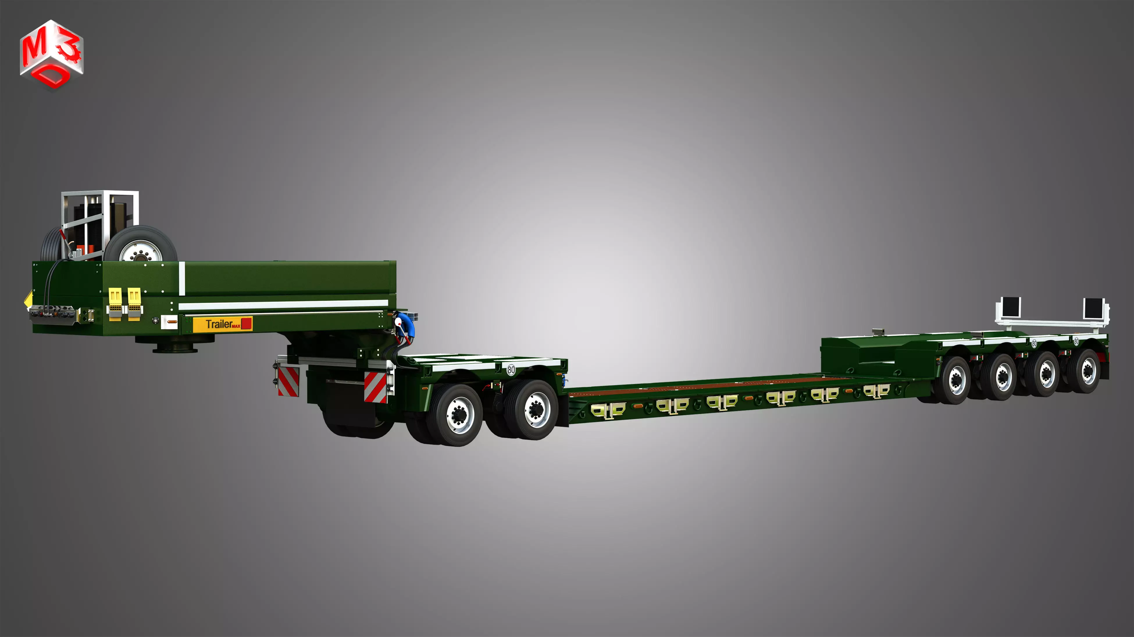 Faymonville Trailer - CombiMAX Range 3D model_0