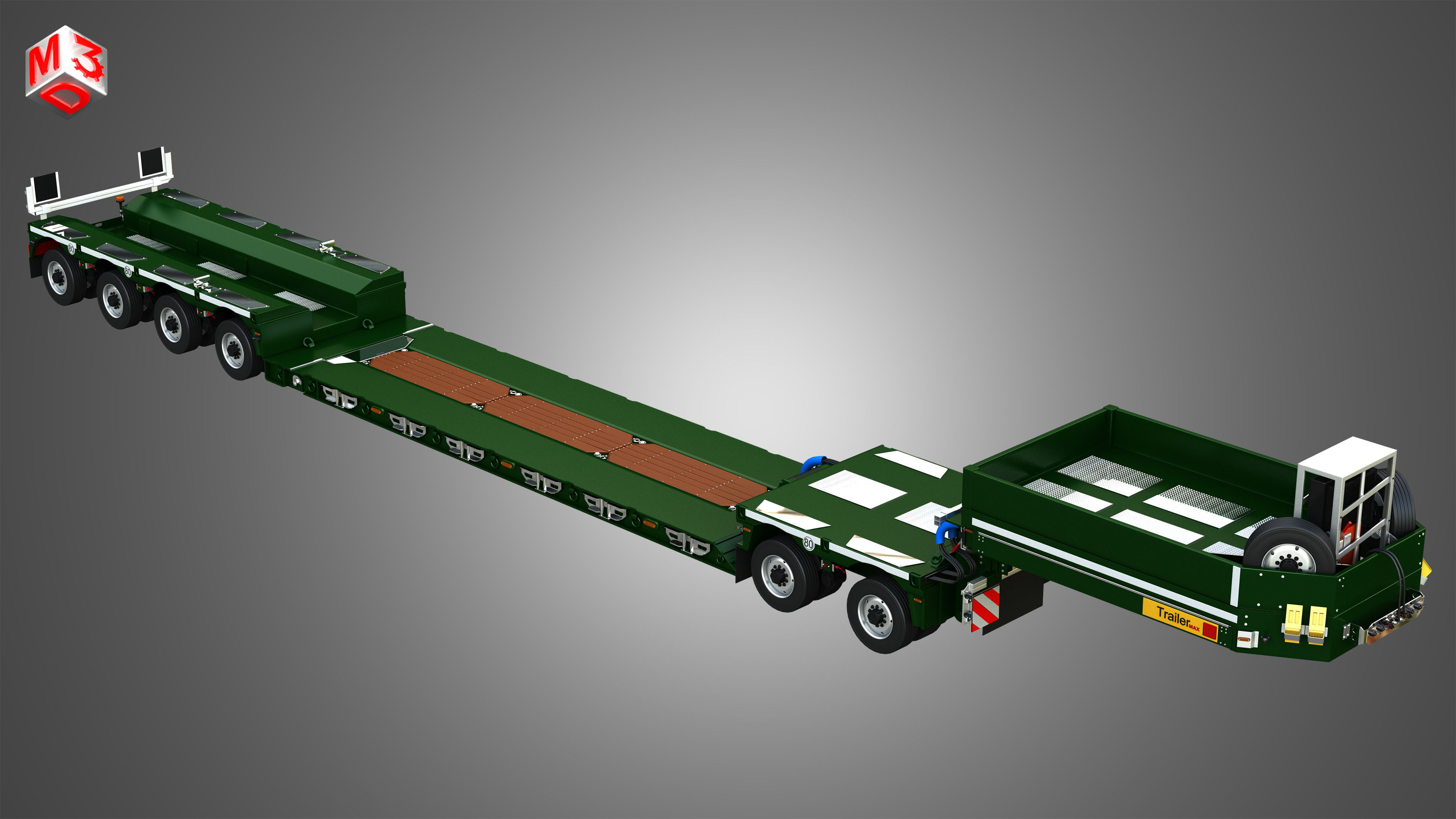 Faymonville Trailer - CombiMAX Range 3D model_11