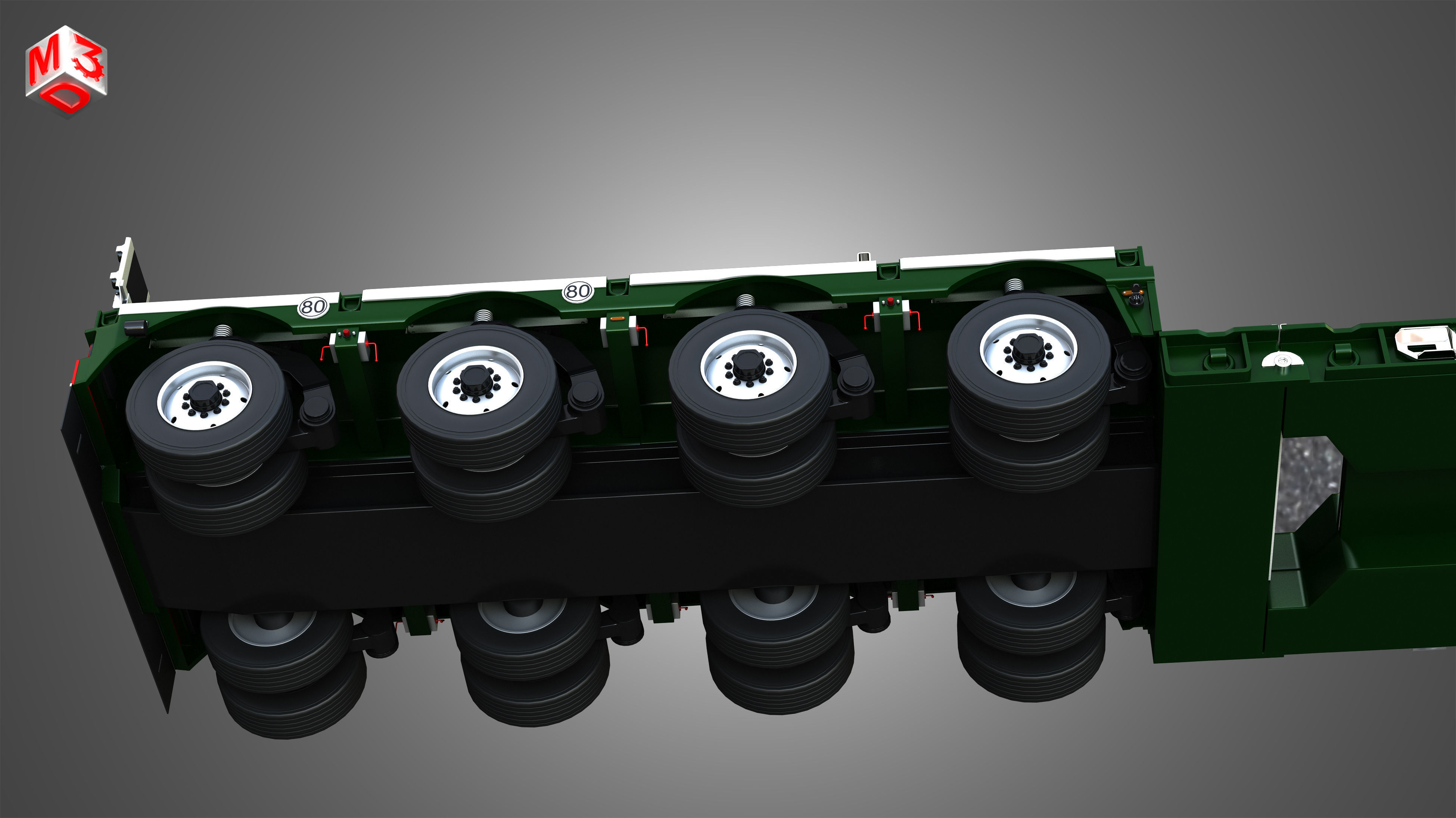 Faymonville Trailer - CombiMAX Range 3D model_19