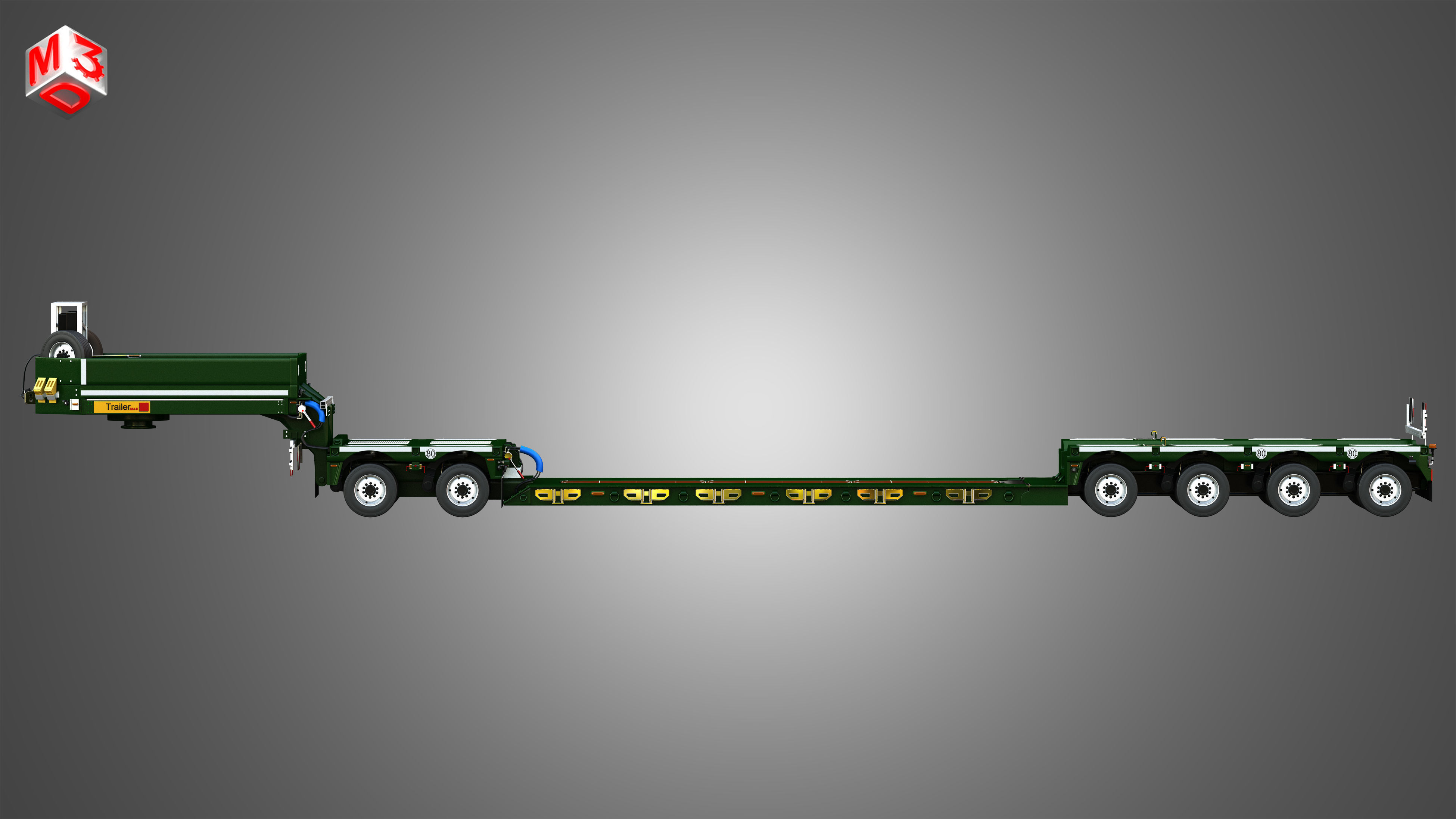 Faymonville Trailer - CombiMAX Range 3D model_5
