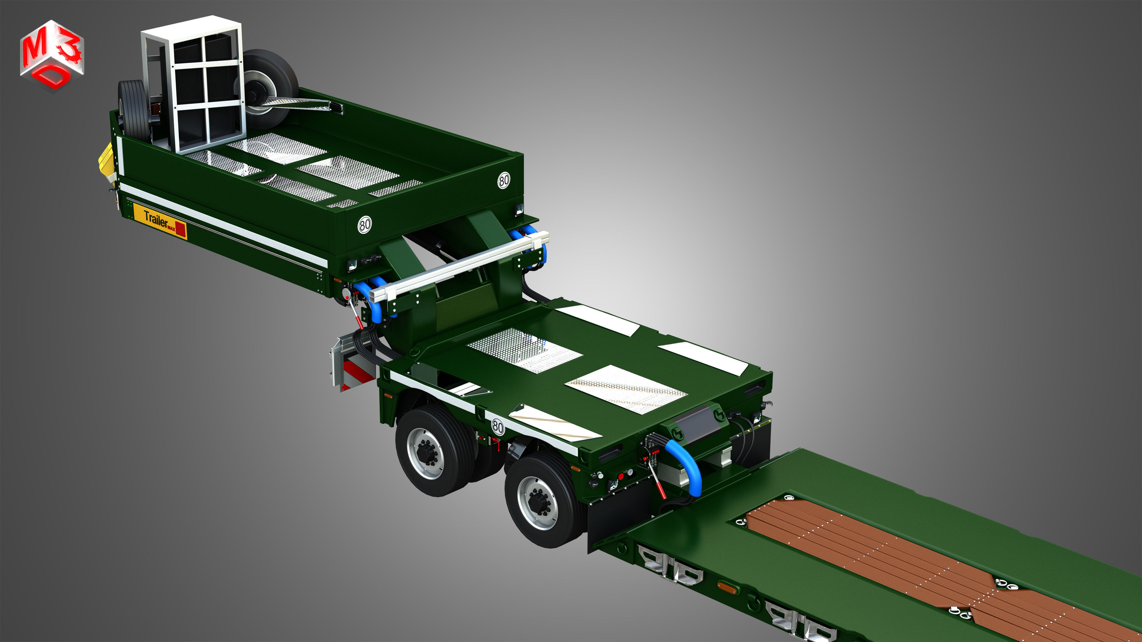 Faymonville Trailer - CombiMAX Range 3D model_15