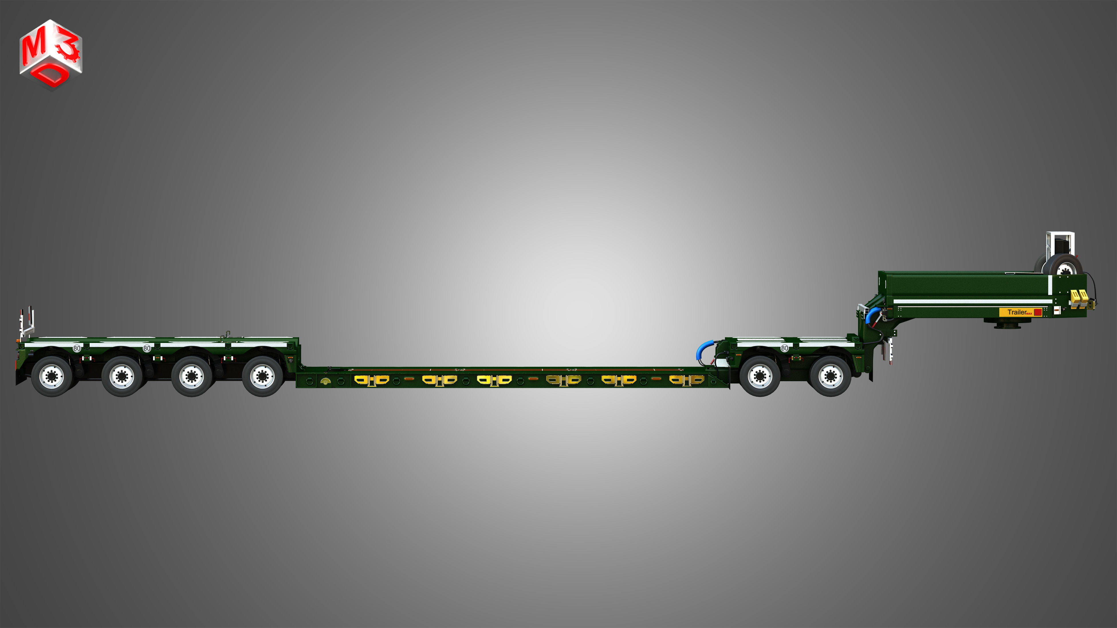 Faymonville Trailer - CombiMAX Range 3D model_6