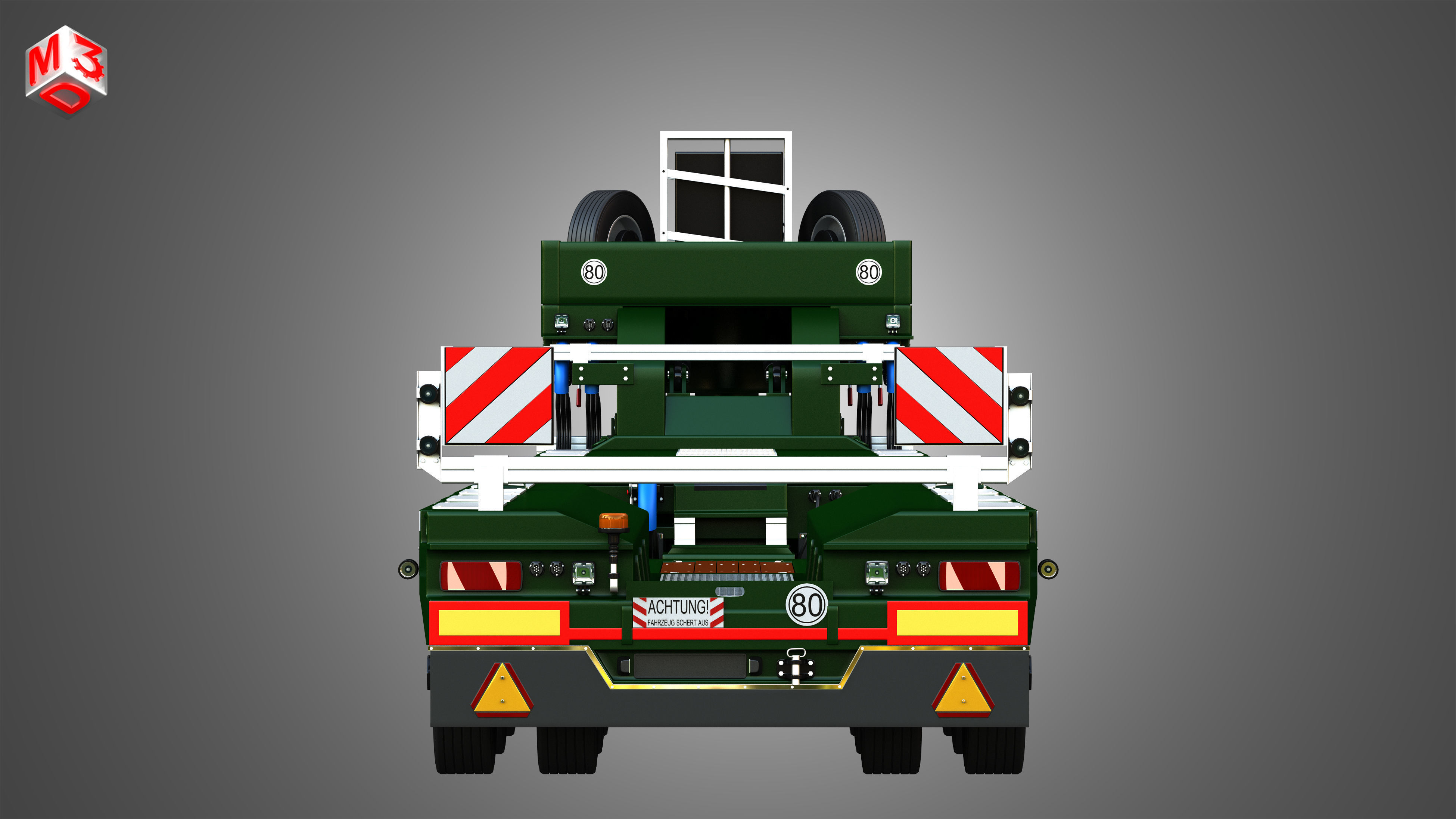 Faymonville Trailer - CombiMAX Range 3D model_8