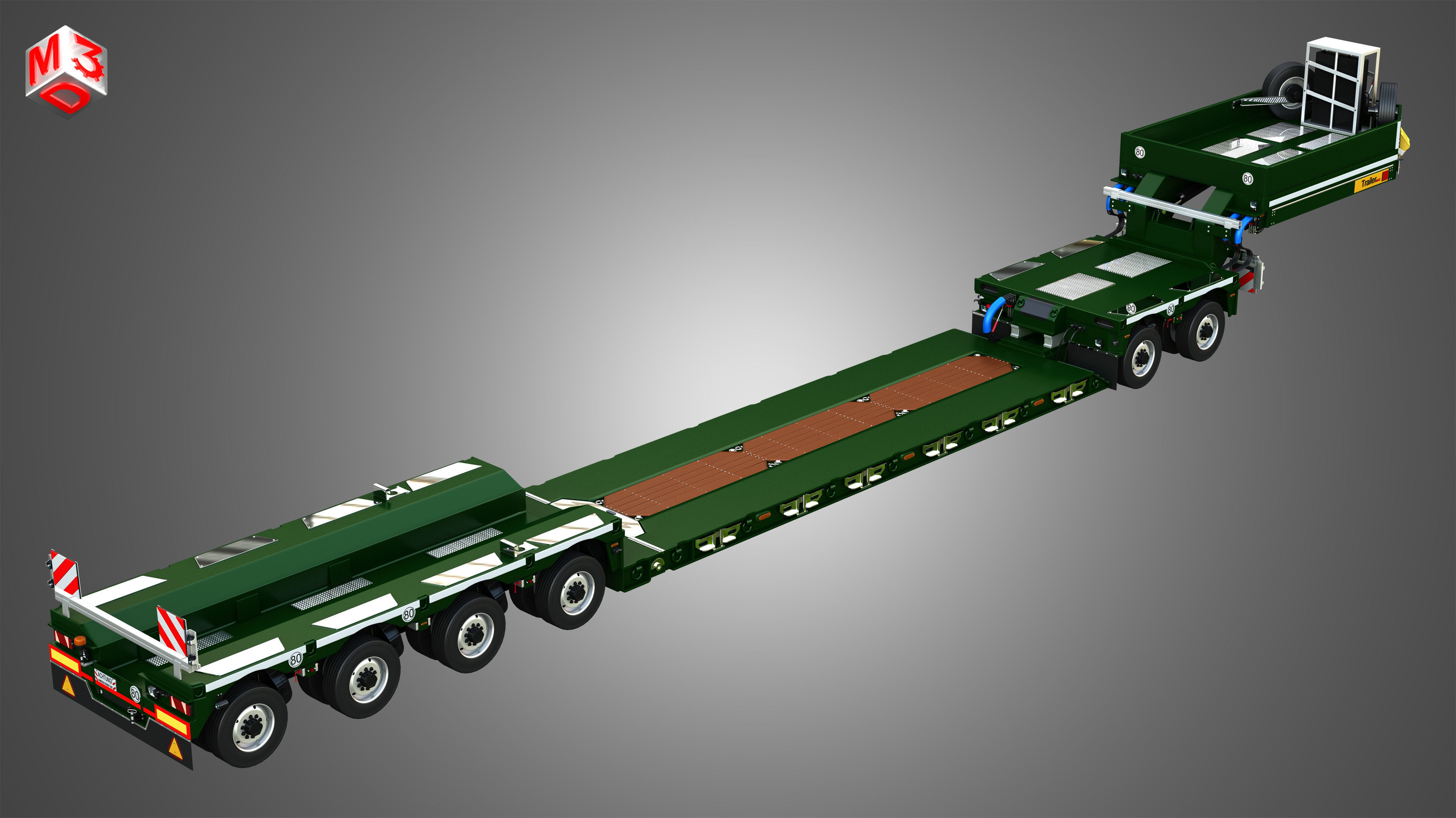 Faymonville Trailer - CombiMAX Range 3D model_12