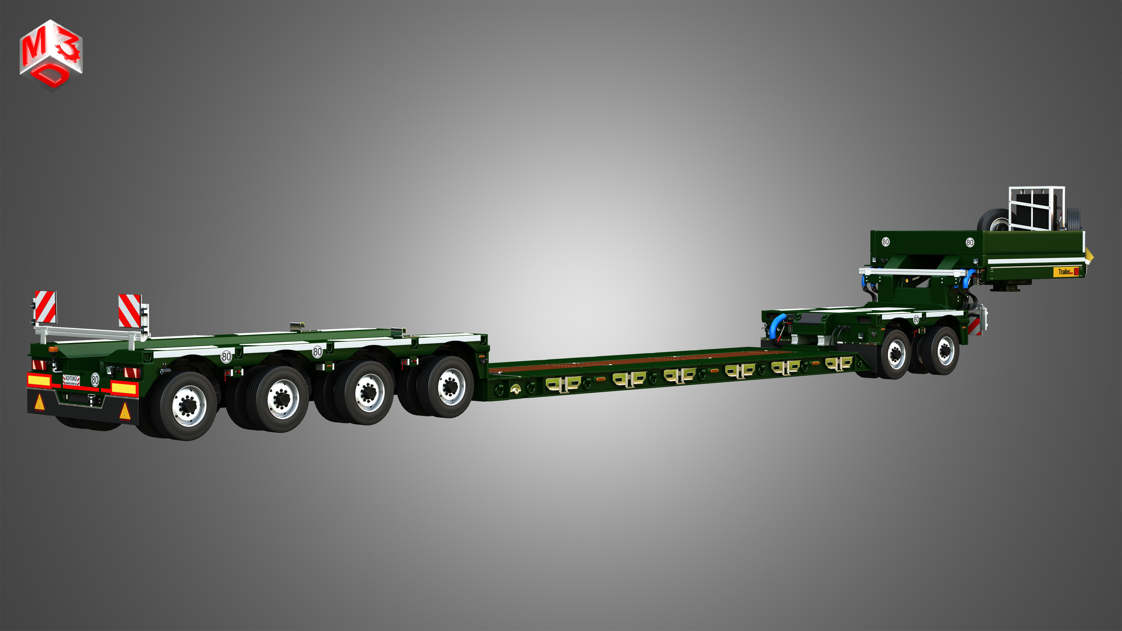 Faymonville Trailer - CombiMAX Range 3D model_3