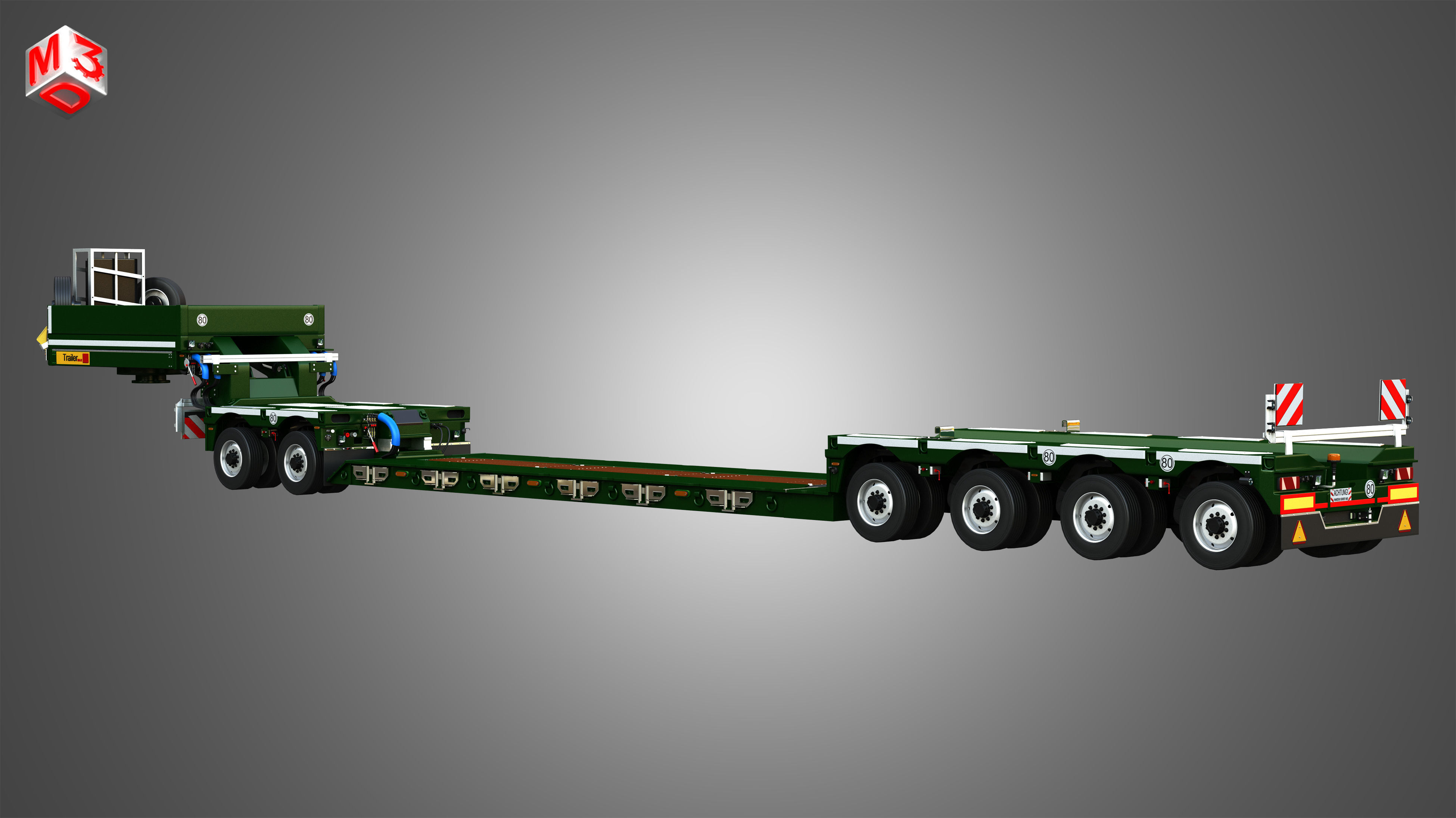 Faymonville Trailer - CombiMAX Range 3D model_2
