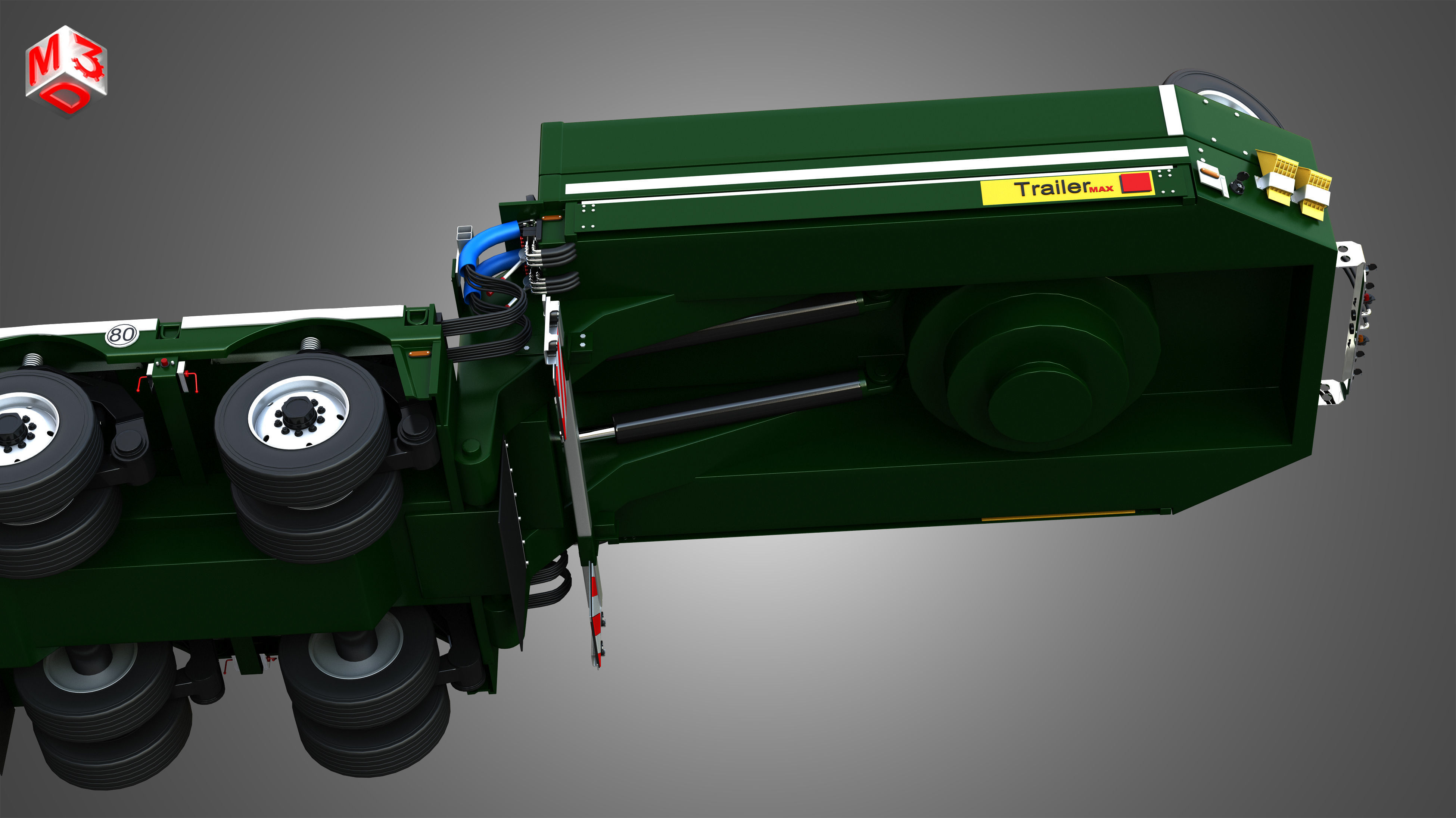Faymonville Trailer - CombiMAX Range 3D model_18