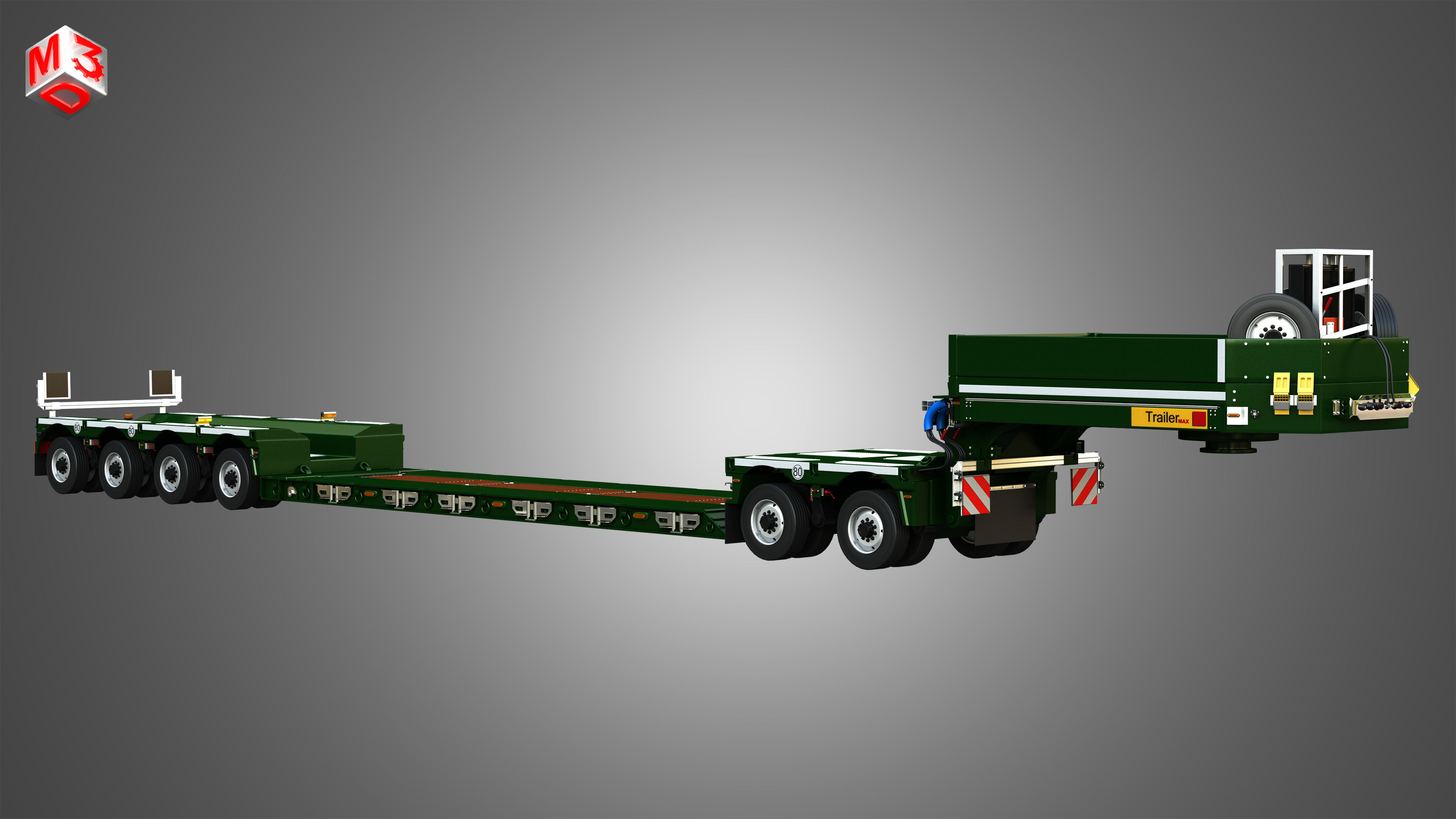 Faymonville Trailer - CombiMAX Range 3D model_4