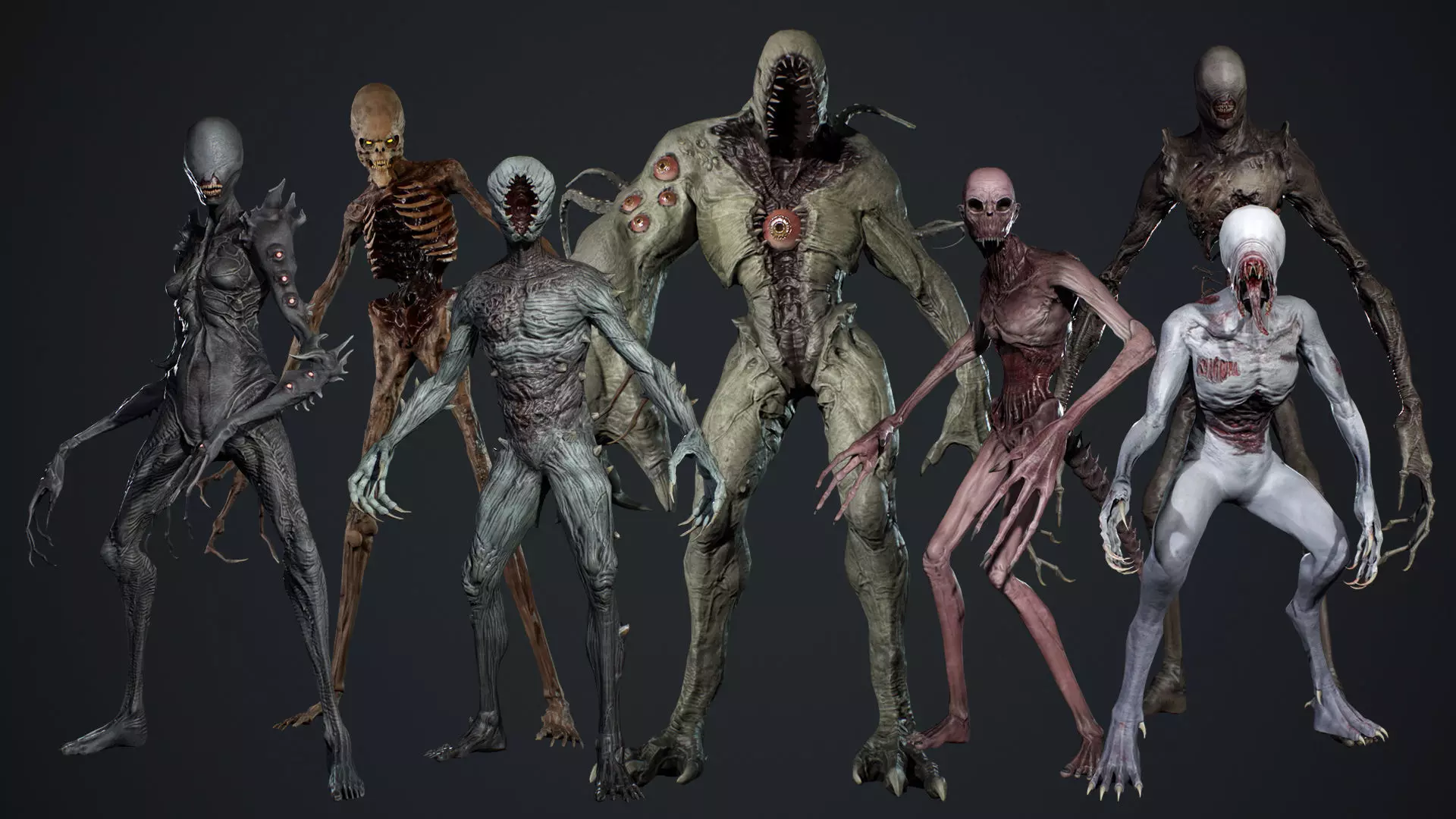 Monster Pack 3D Model Collection_0