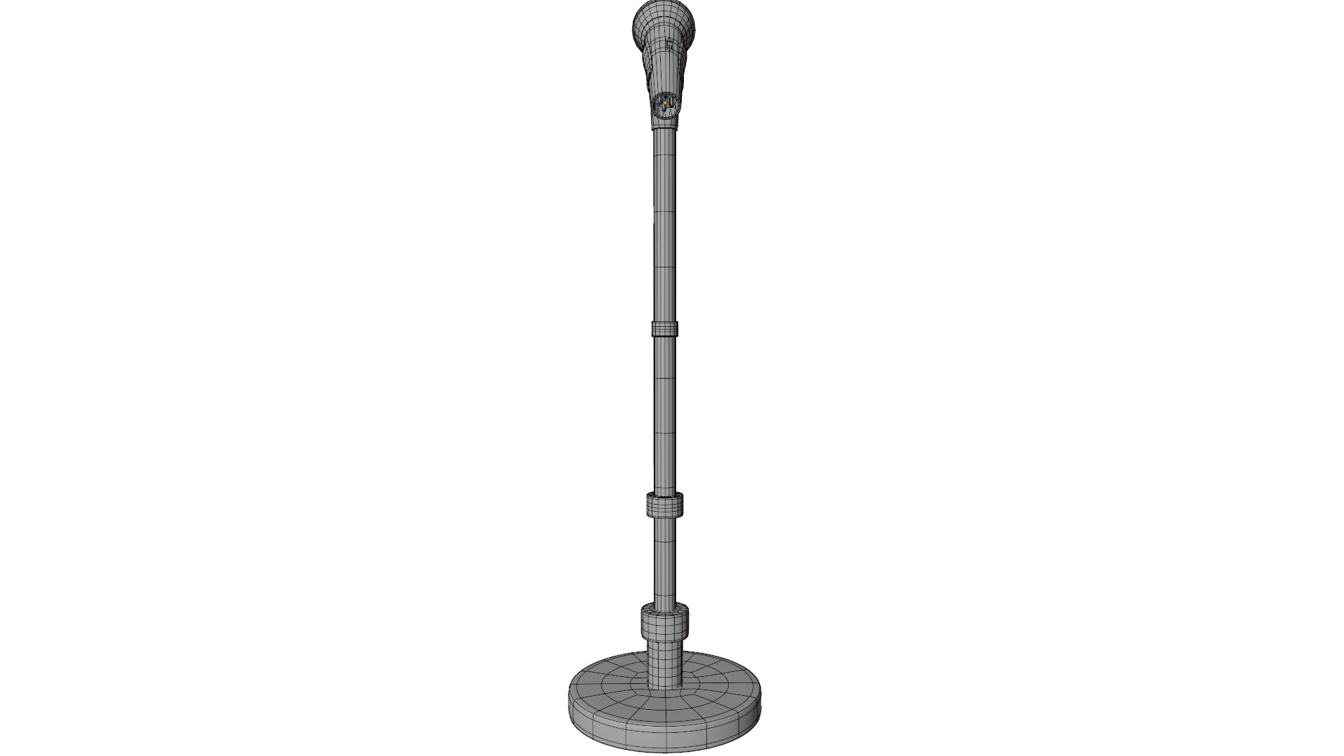 Microphone Stand Low-poly 3D model_14