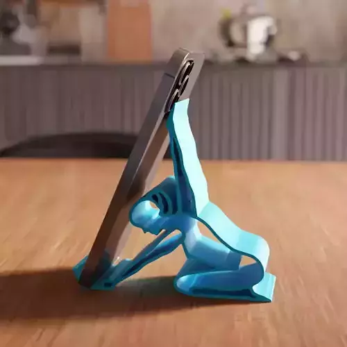Girl Phone Stand - 218 3D print model