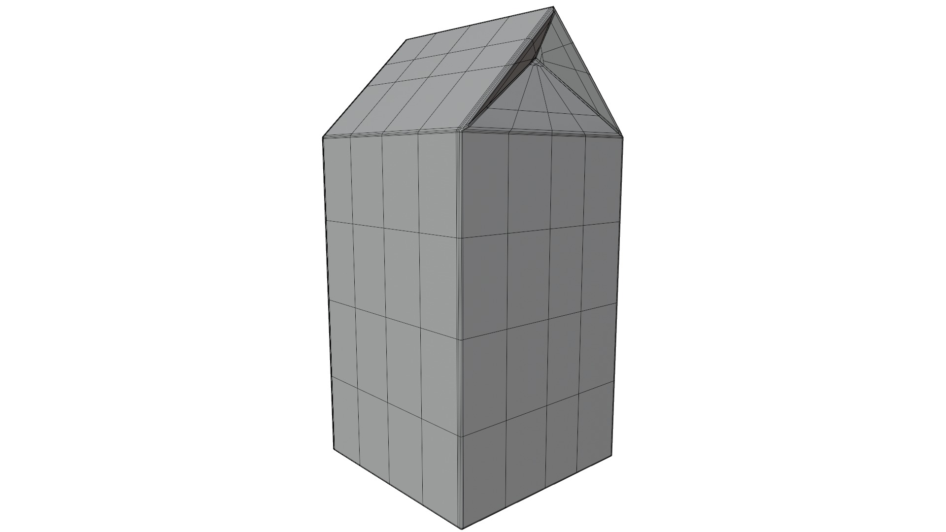 Milk Cartoon Low-poly 3D model_15