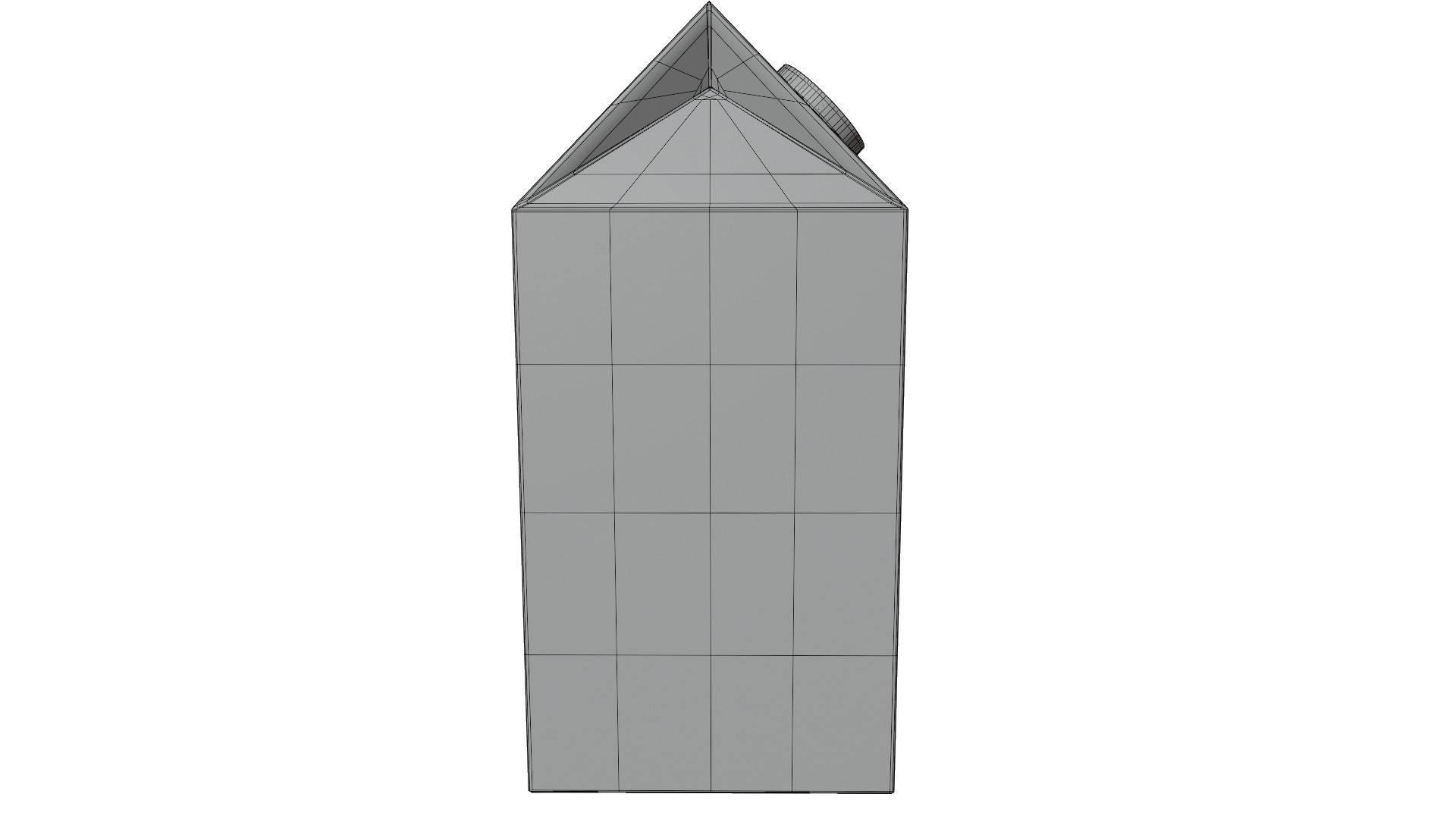 Milk Cartoon Low-poly 3D model_16