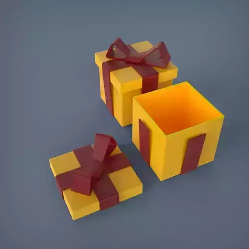Gift Box 3D print model