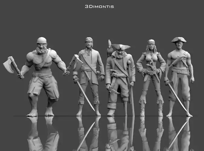PIRATES 3D print model