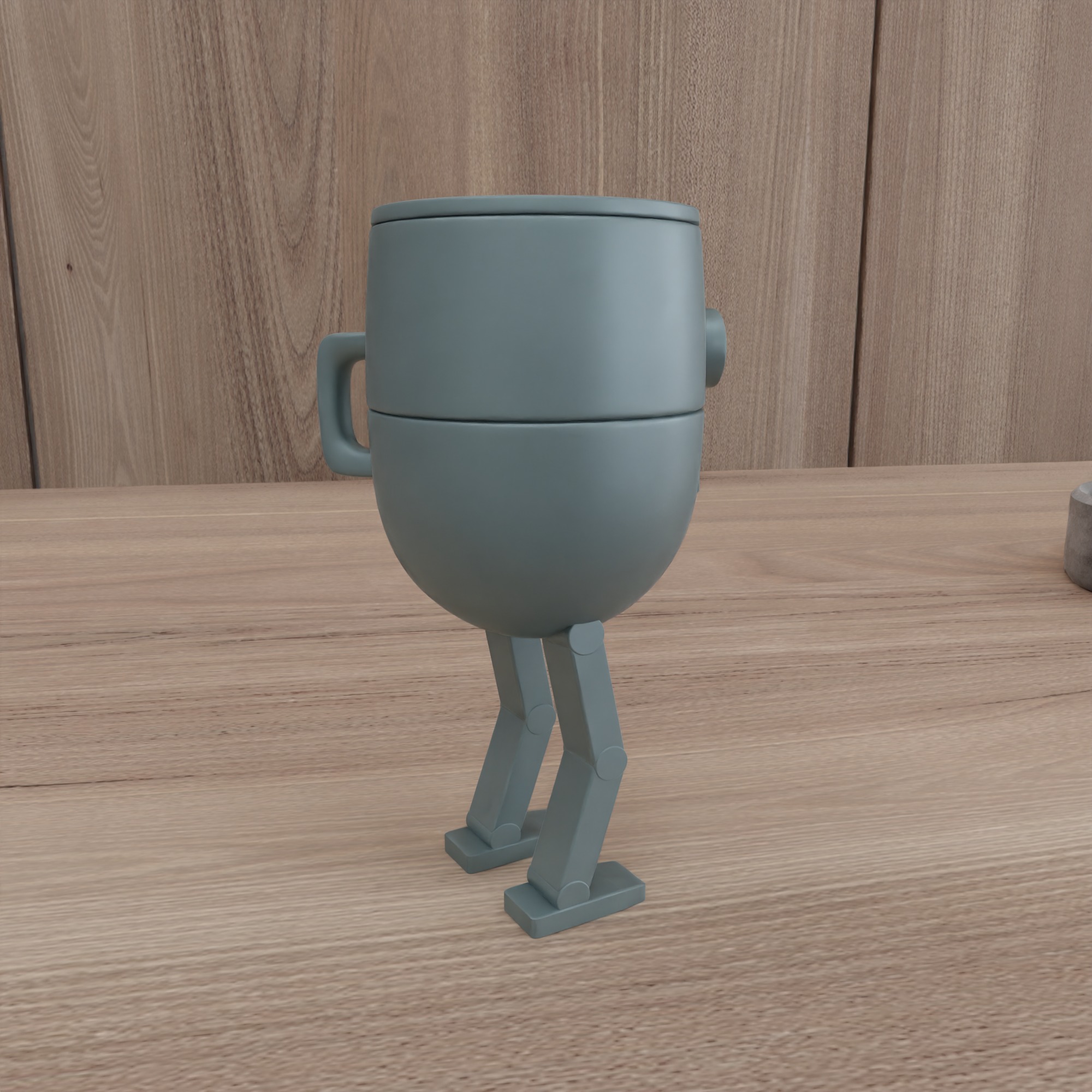 Robot Mug STL File - 191 3D print model_10
