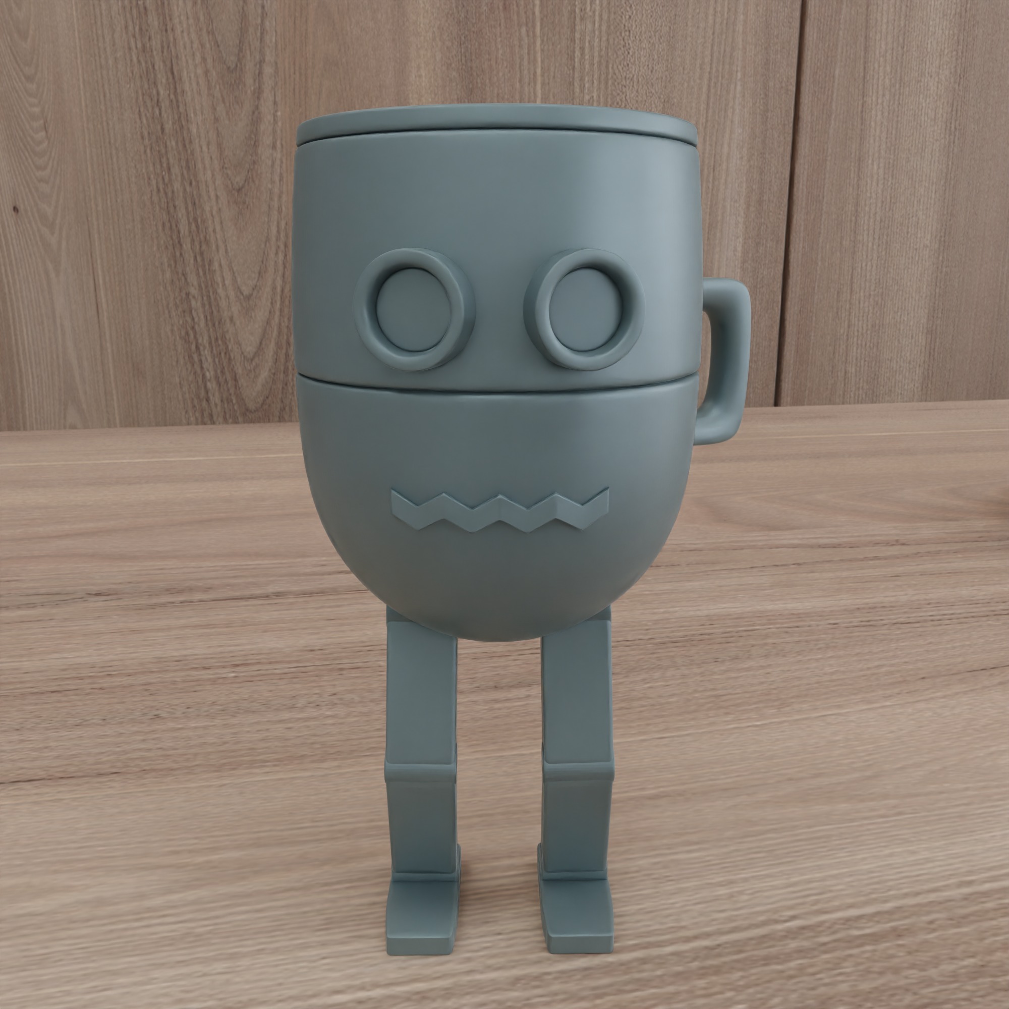 Robot Mug STL File - 191 3D print model_11