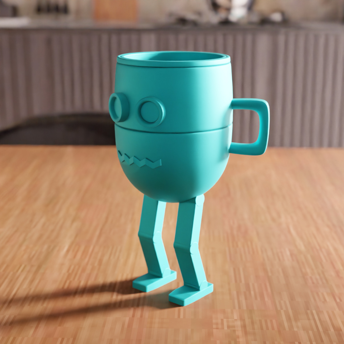 Robot Mug STL File - 191 3D print model_1