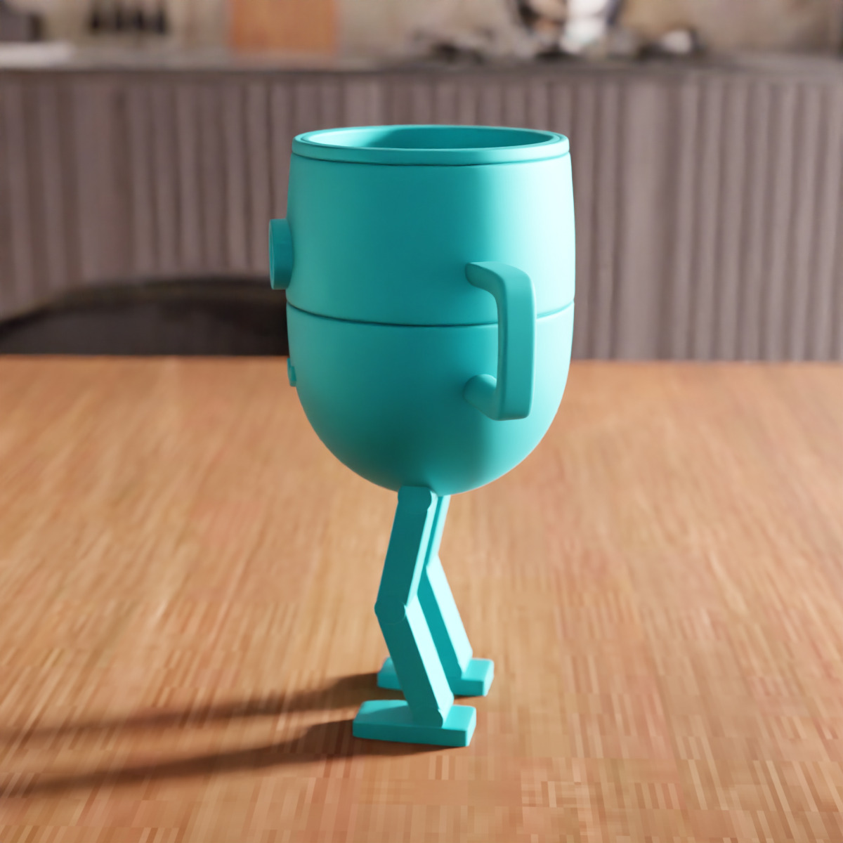 Robot Mug STL File - 191 3D print model_2