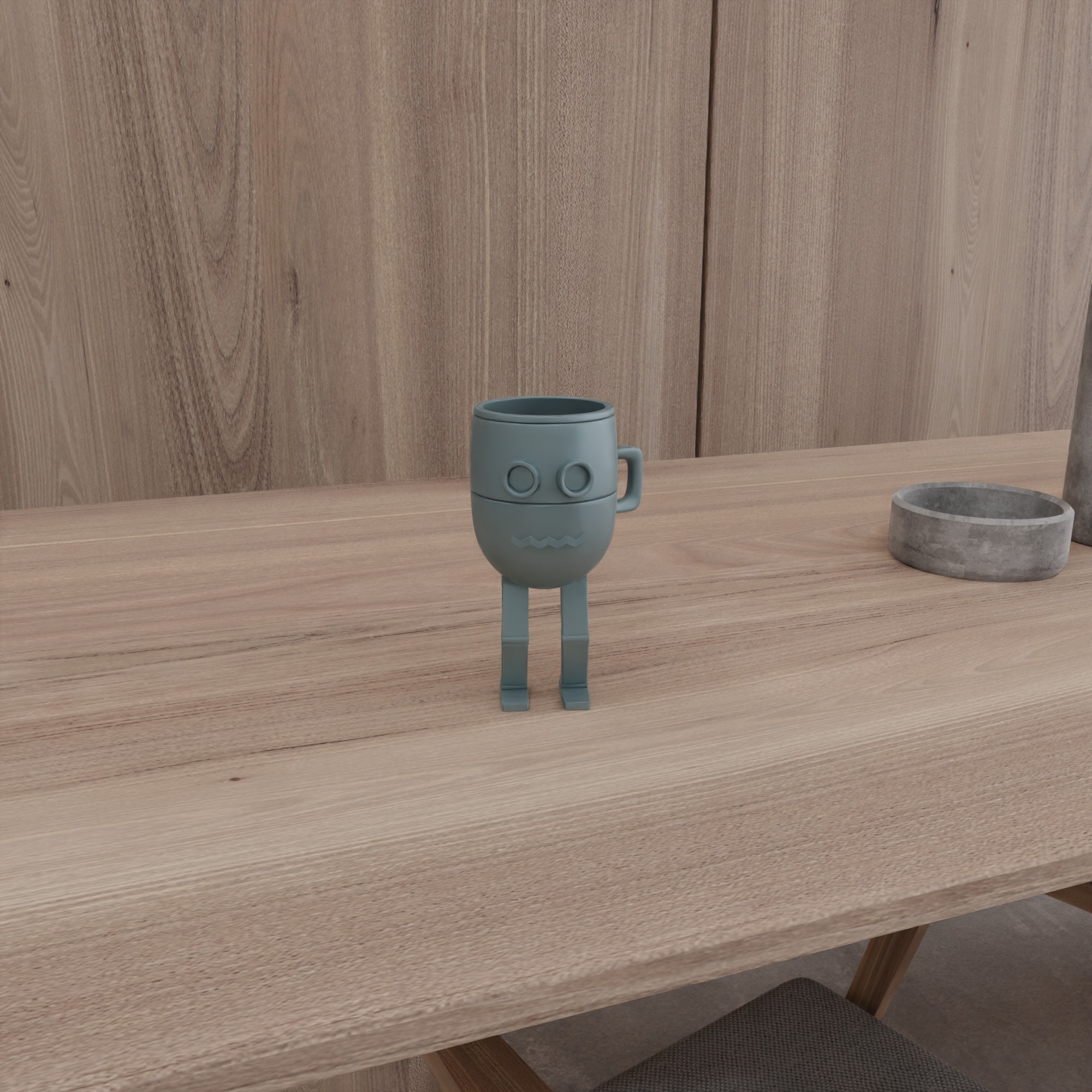 Robot Mug STL File - 191 3D print model_12