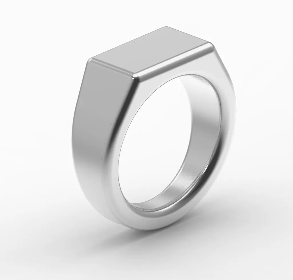 Simple Comfort Ring 3D print model_0