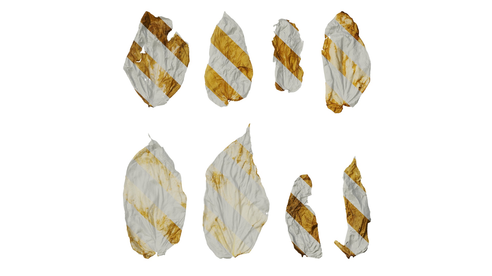 Davidia involucrata Low-poly 3D model_52