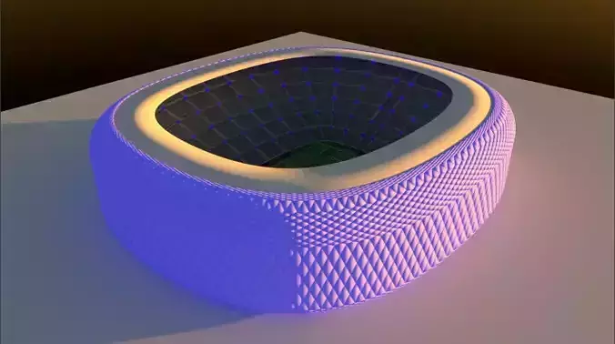 football stadium  3D model