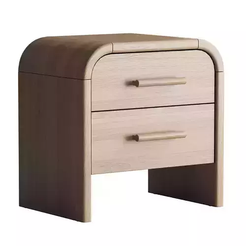 Faydra 2-Drawer Nightstand