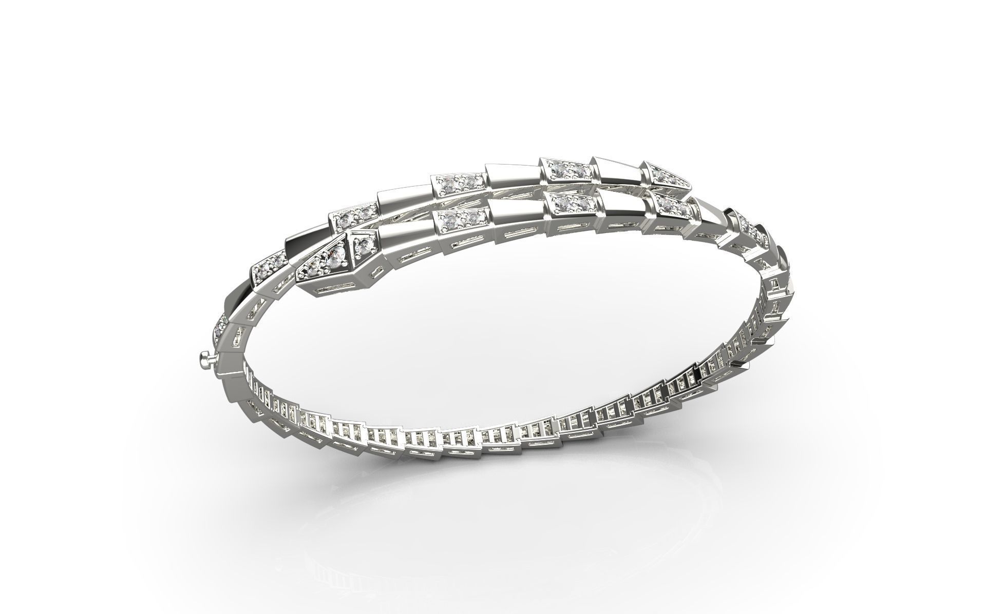 Bvlgary Serpenti Braclet 3d Print Model 3D print model_2