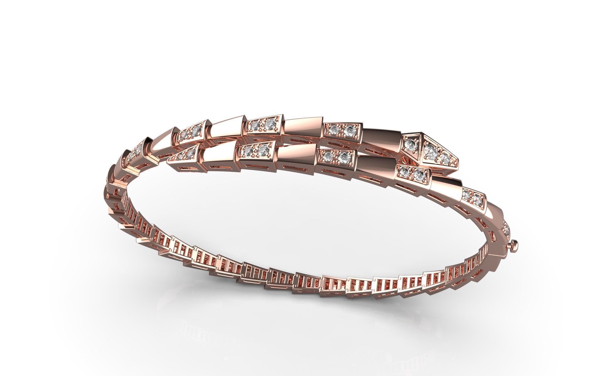 Bvlgary Serpenti Braclet 3d Print Model 3D print model_1