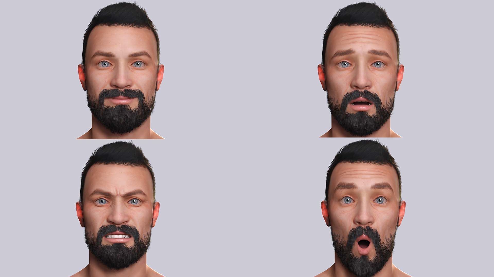 Realistic 3D Construction Worker Character Model Low-poly 3D model_3