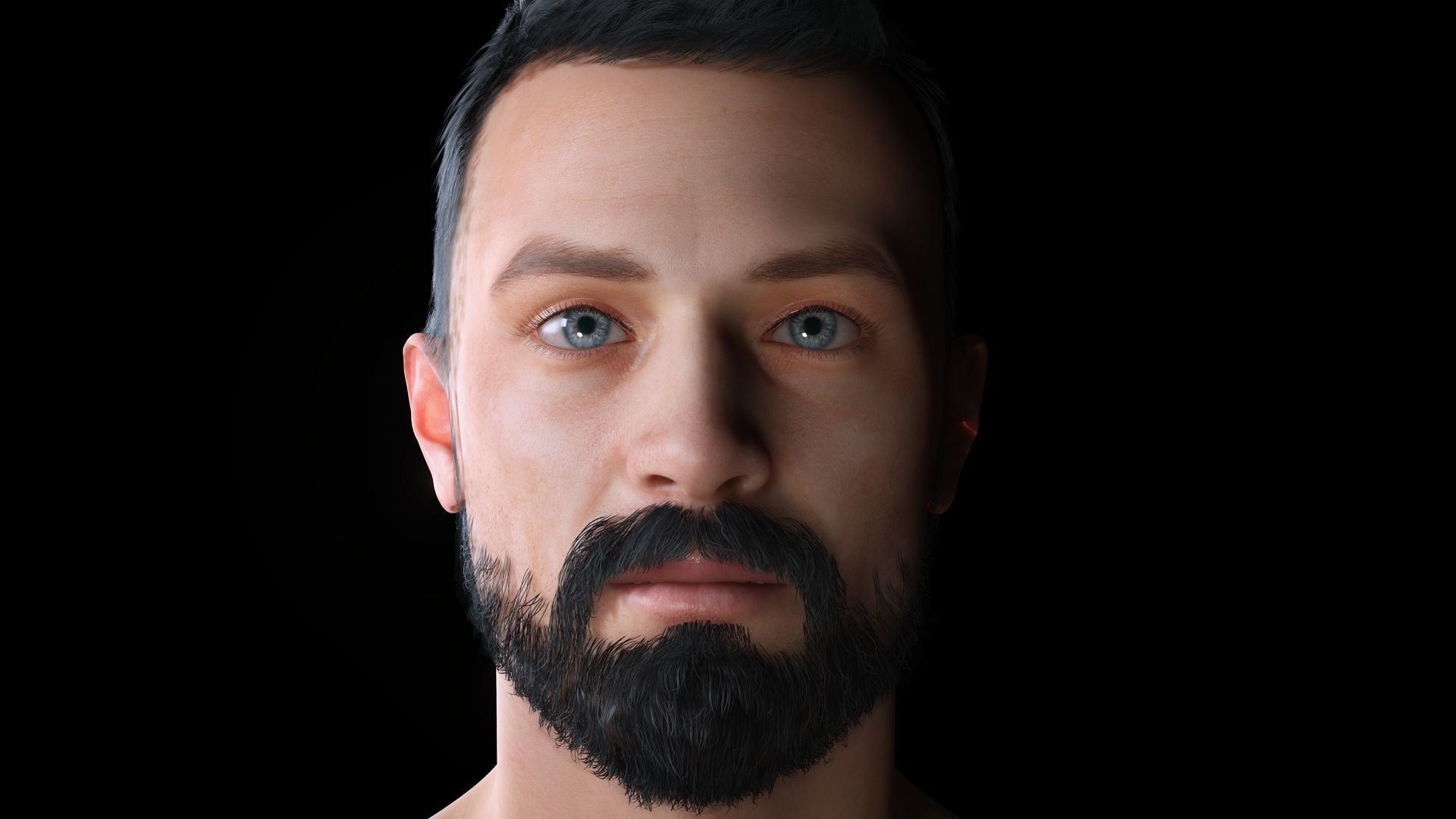 Realistic 3D Construction Worker Character Model Low-poly 3D model_6