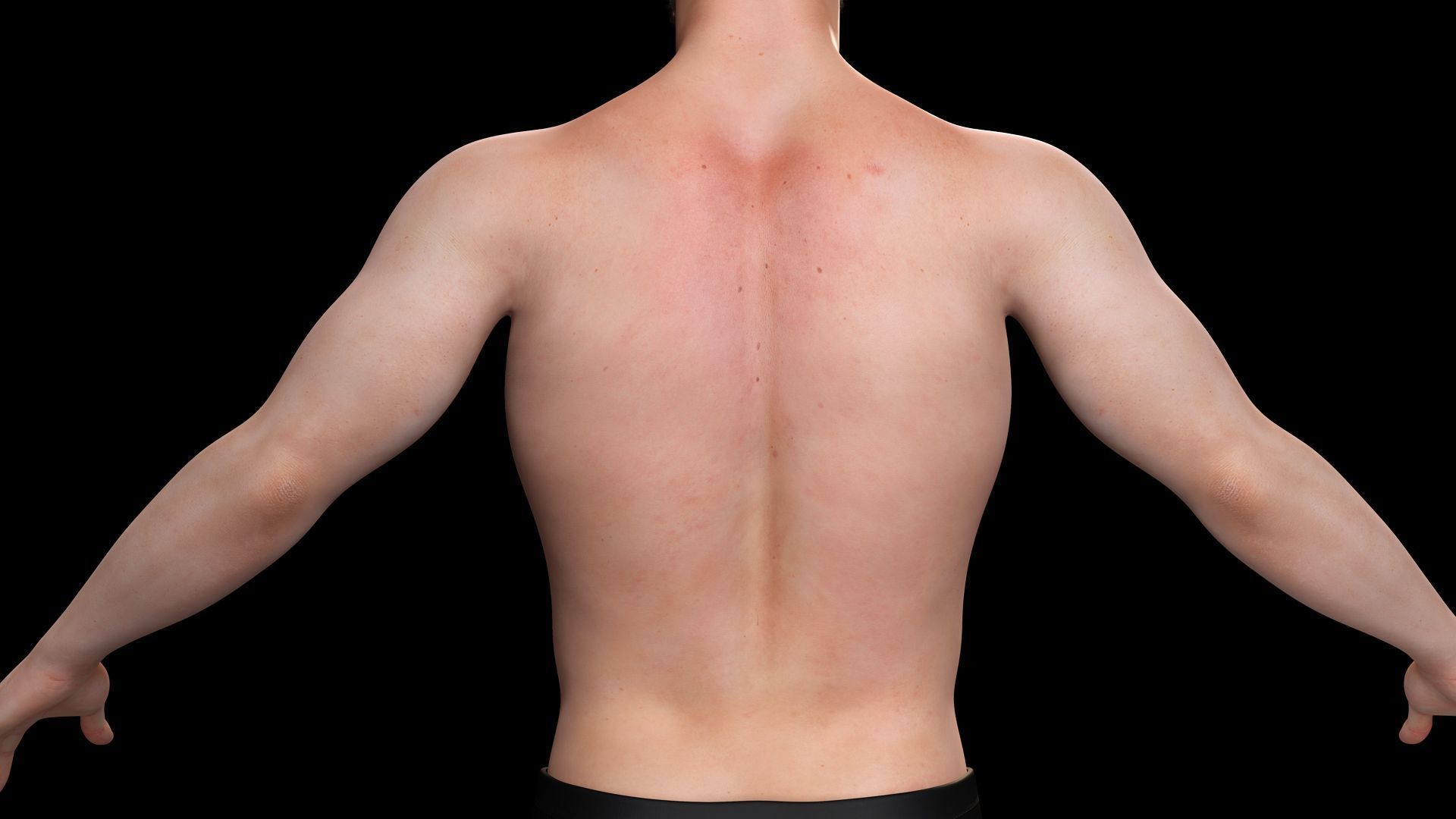 Realistic 3D Construction Worker Character Model Low-poly 3D model_8