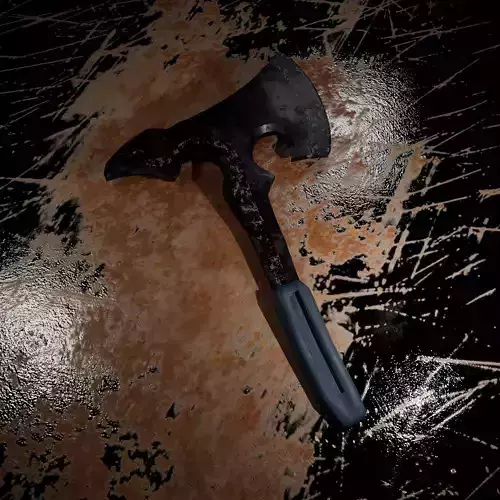 Fantasy Battle Axe - Optimized and UV Unwrapped 3D Model FREE Free low-poly 3D model
