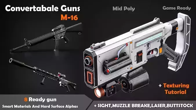 Convertable Guns M16
