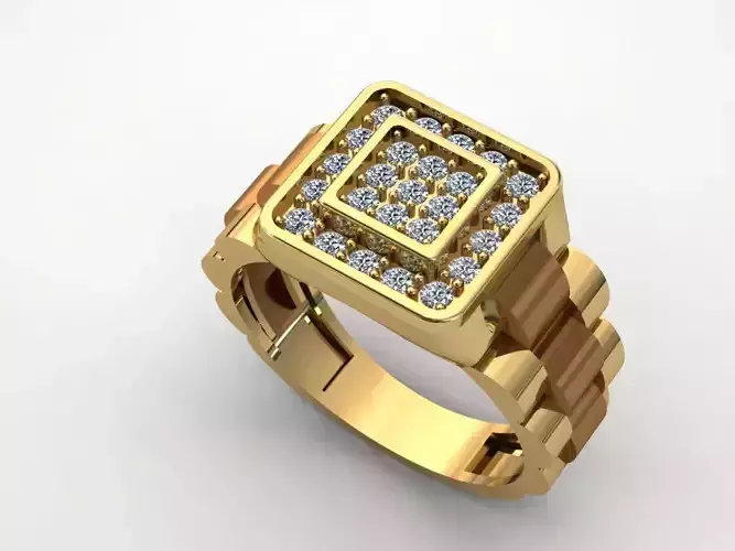 Men Rolex-Inspired Rings